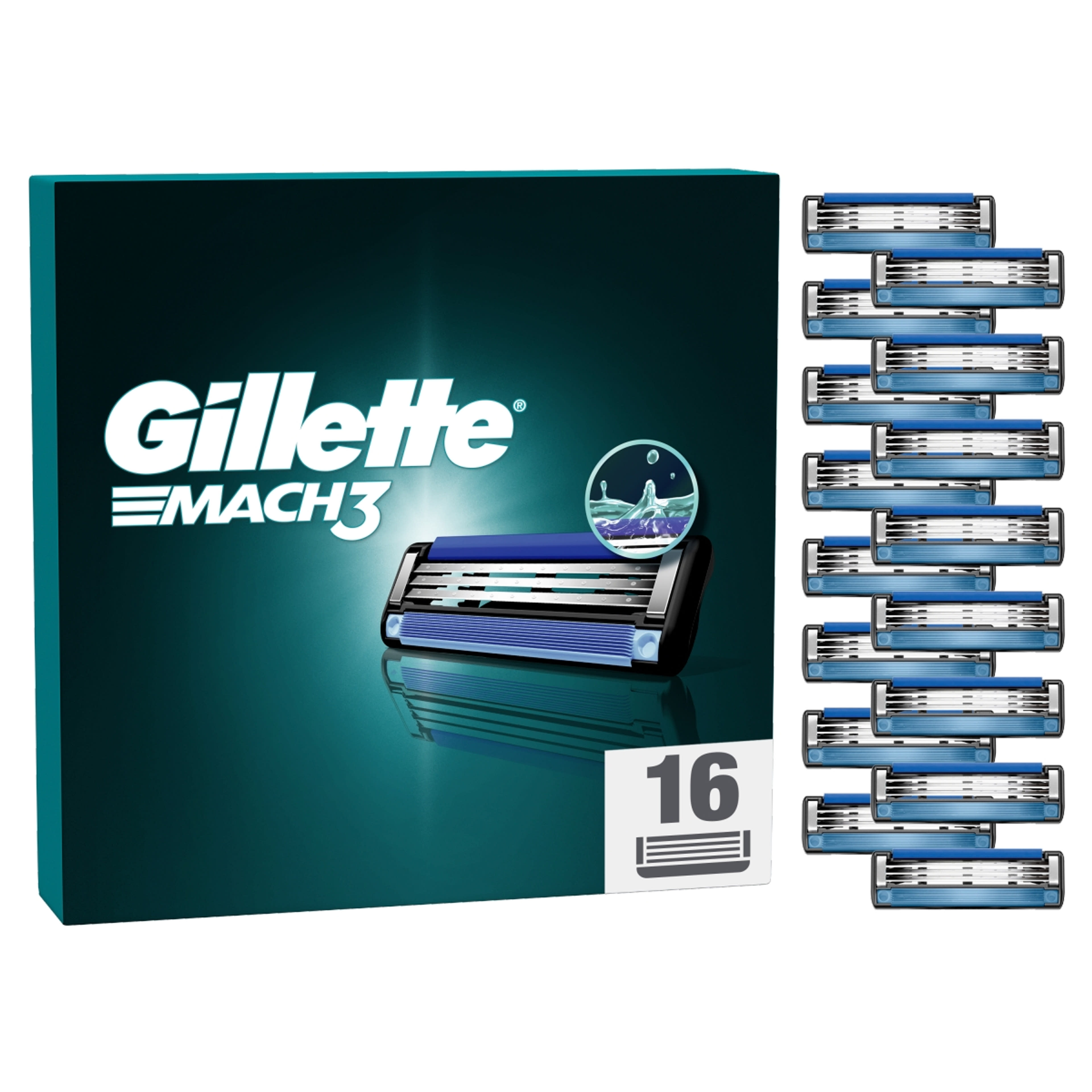 Gillette Mach3 férfi borotvabetét - 16 db-9