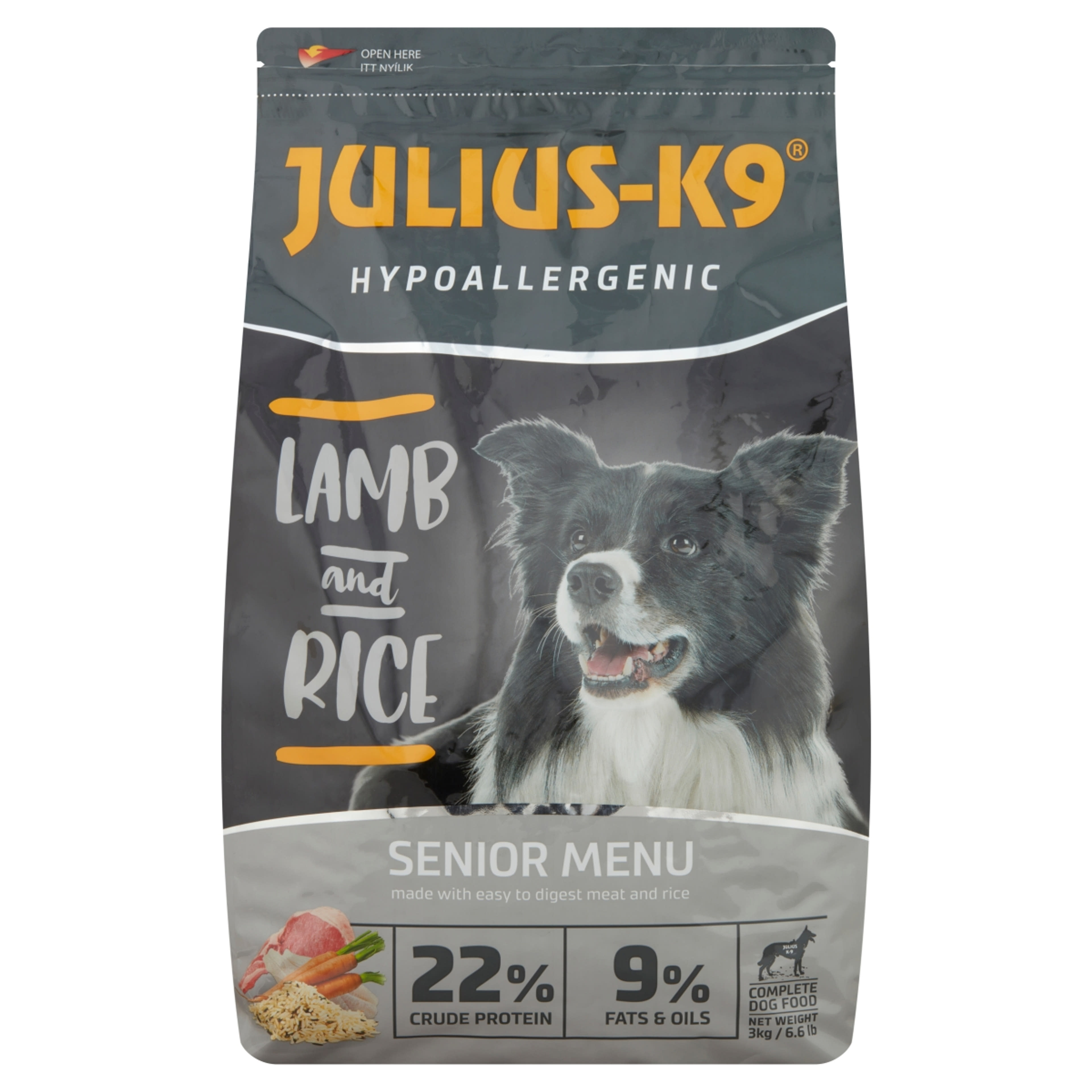 Julius-k9 highpremium senior hypoallergén bárány,rizs - 3 kg-1