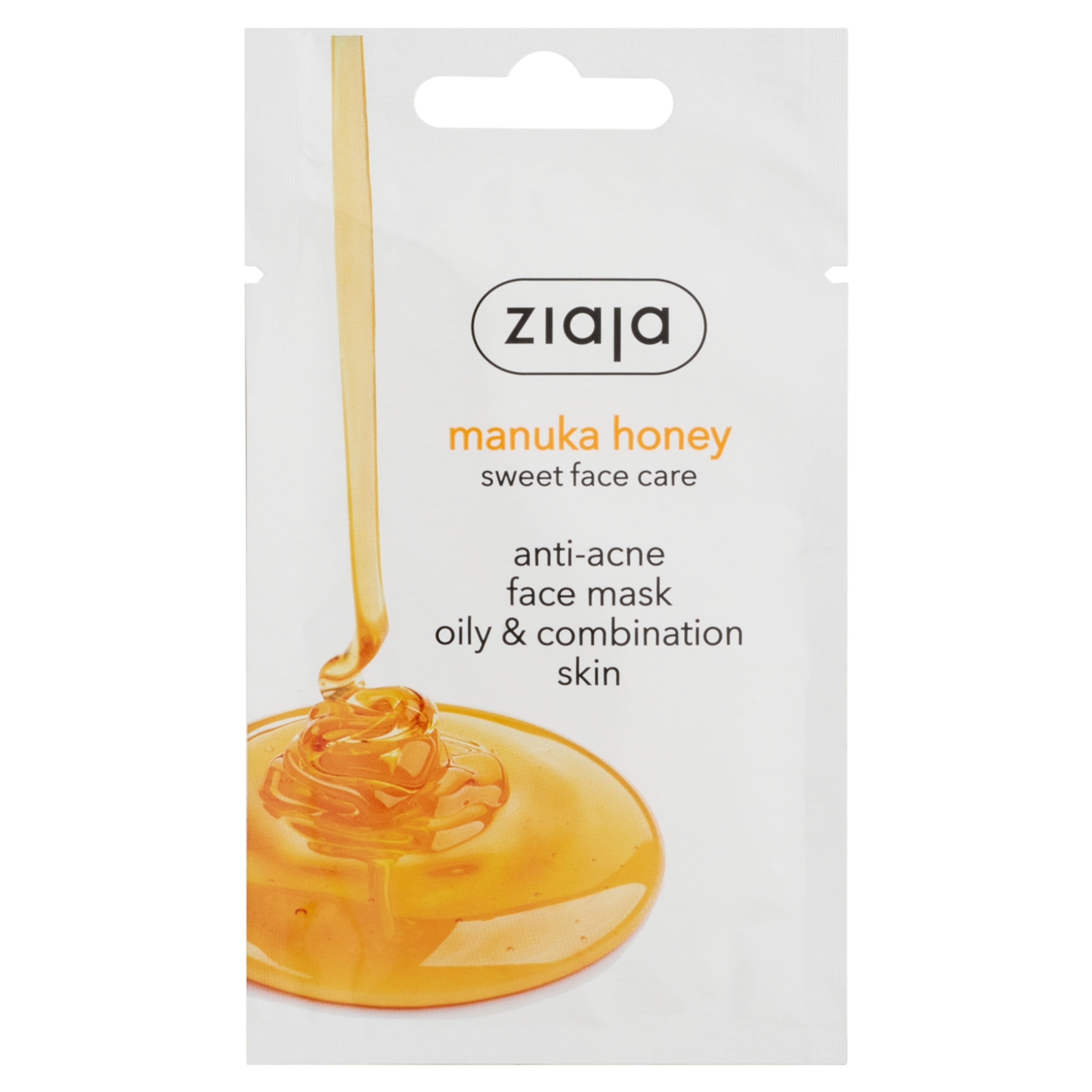 Ziaja manuka mézes pattanást eltávolító maszk zsíros bőrre - 7 ml-1