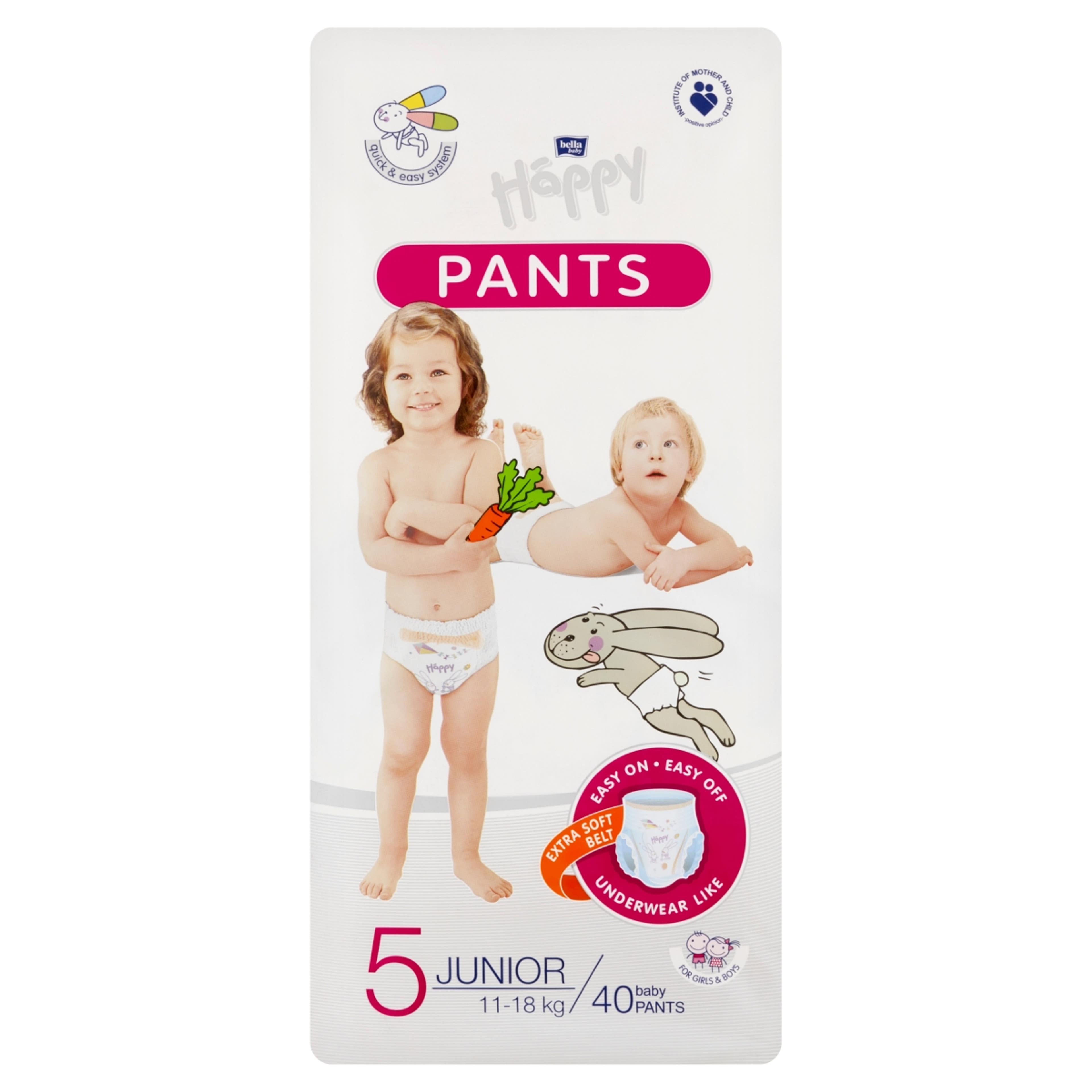 Bella Baby Happy Junior nadragpelenka, 5-ös méret 11kg - 18kg - 40 db