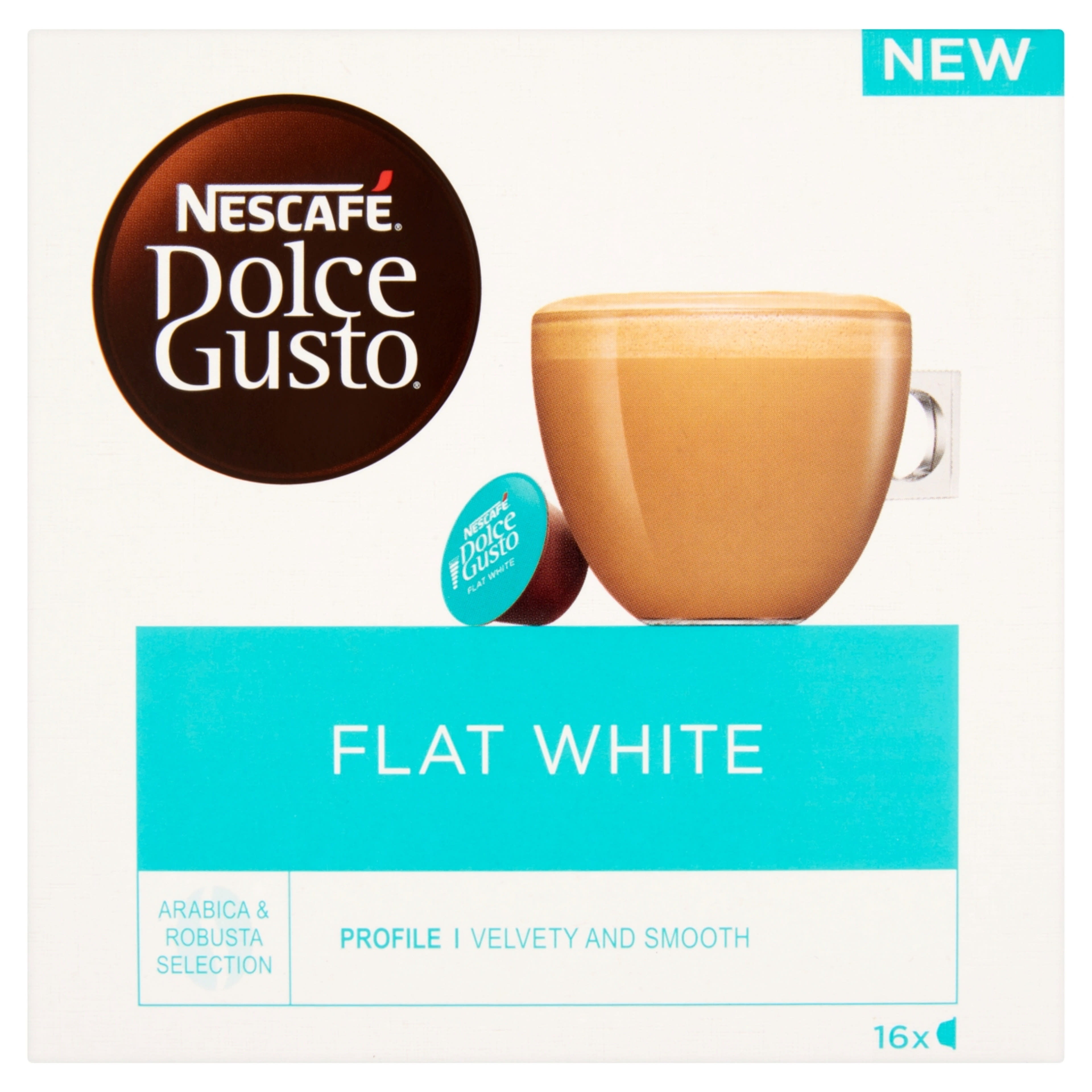 Nescafe Dolce Gusto Flat White kapszuláskávé - 16 db
