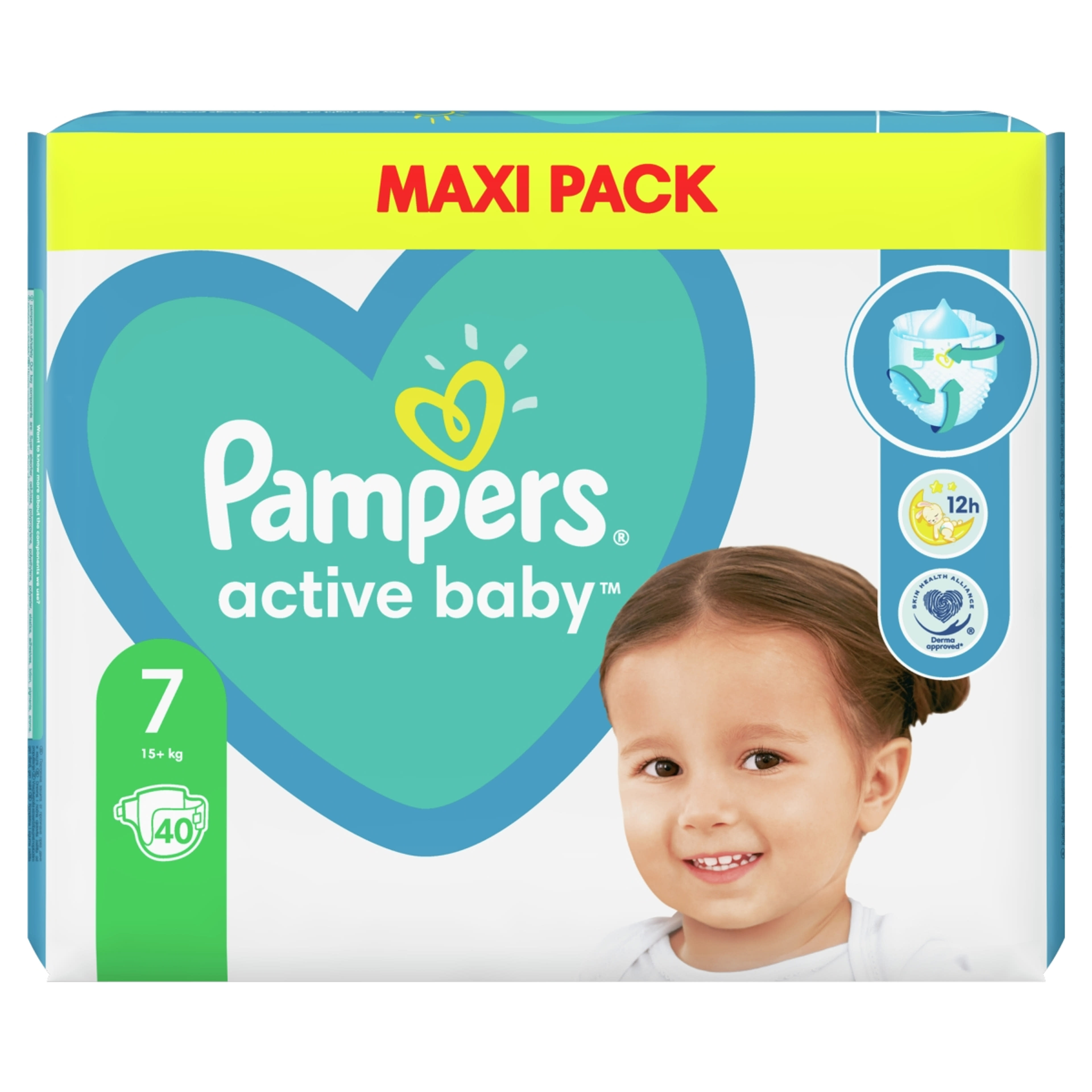 Pampers Active Baby Maxi Pack Pelenka 7 - 40 db