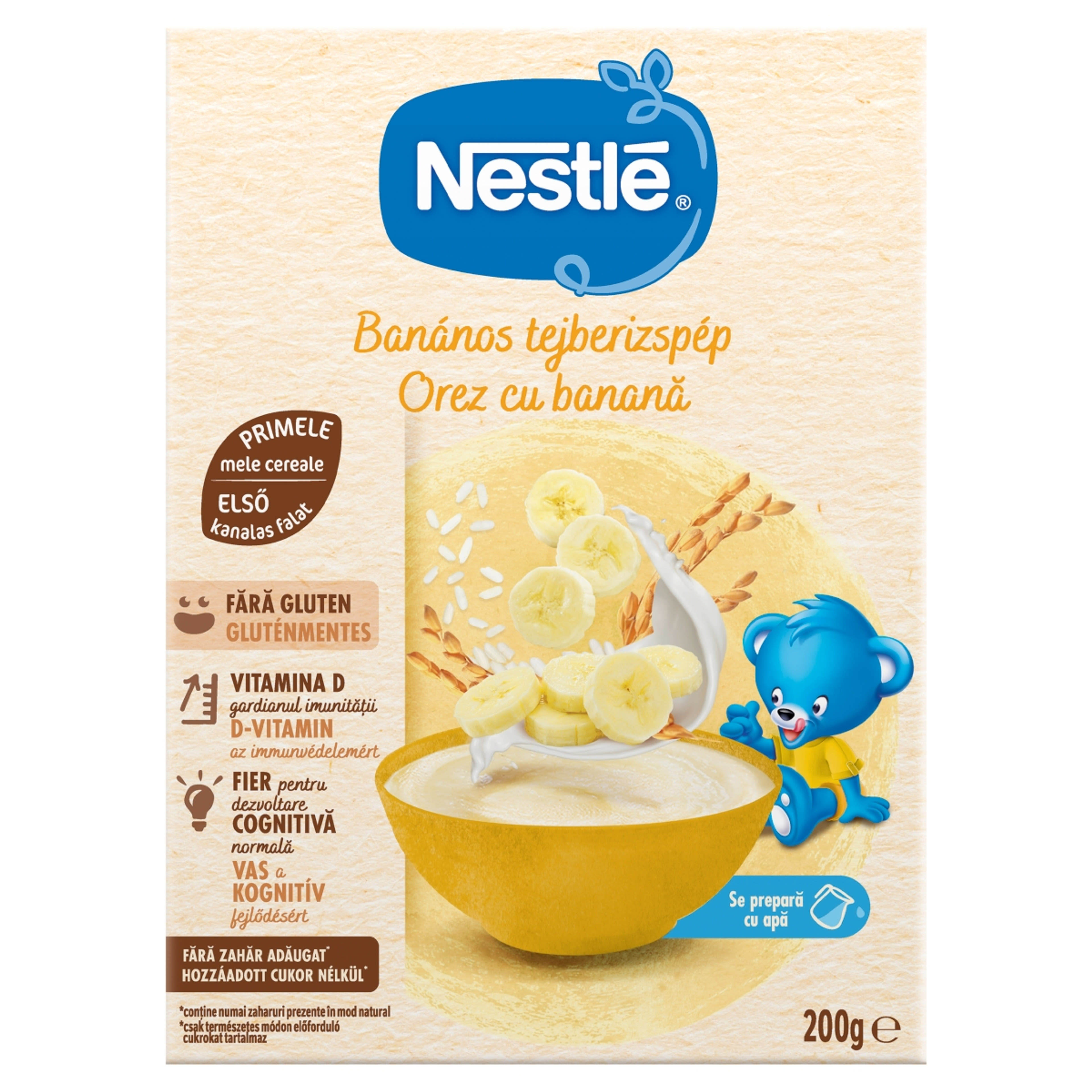 Nestlé tejberizspép banános 4/6 hónapos kortól - 230 g
