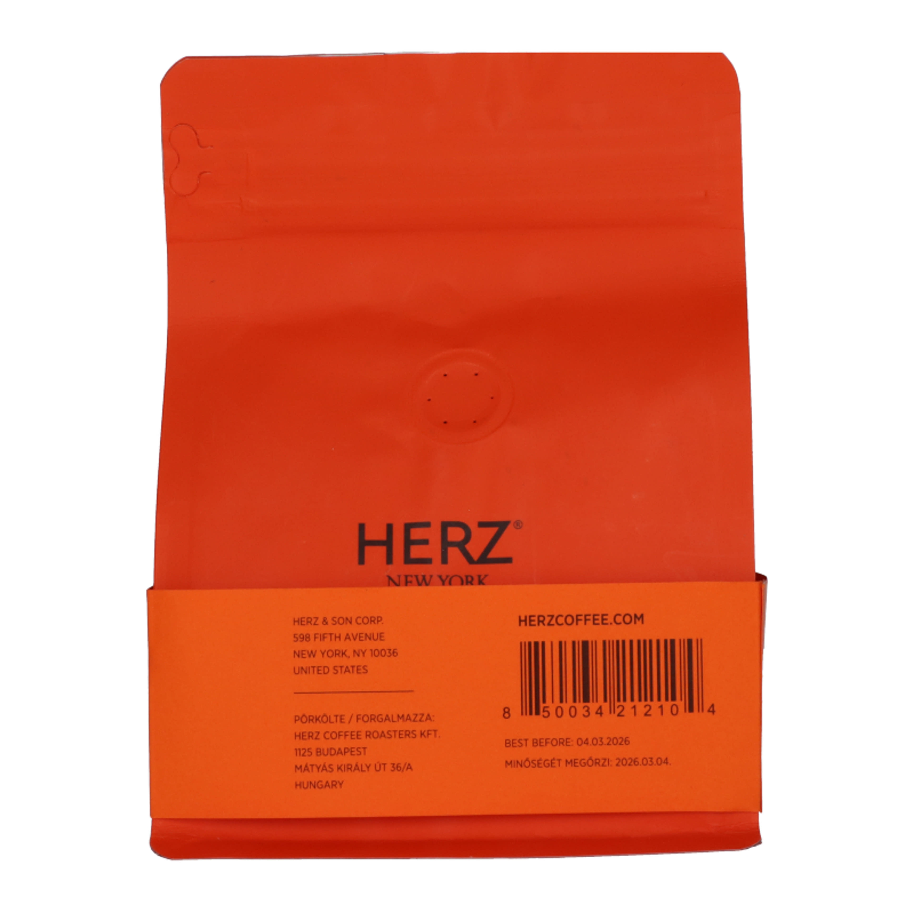 Herz New York Coffee Roasters szemes kávé - 200 g-3