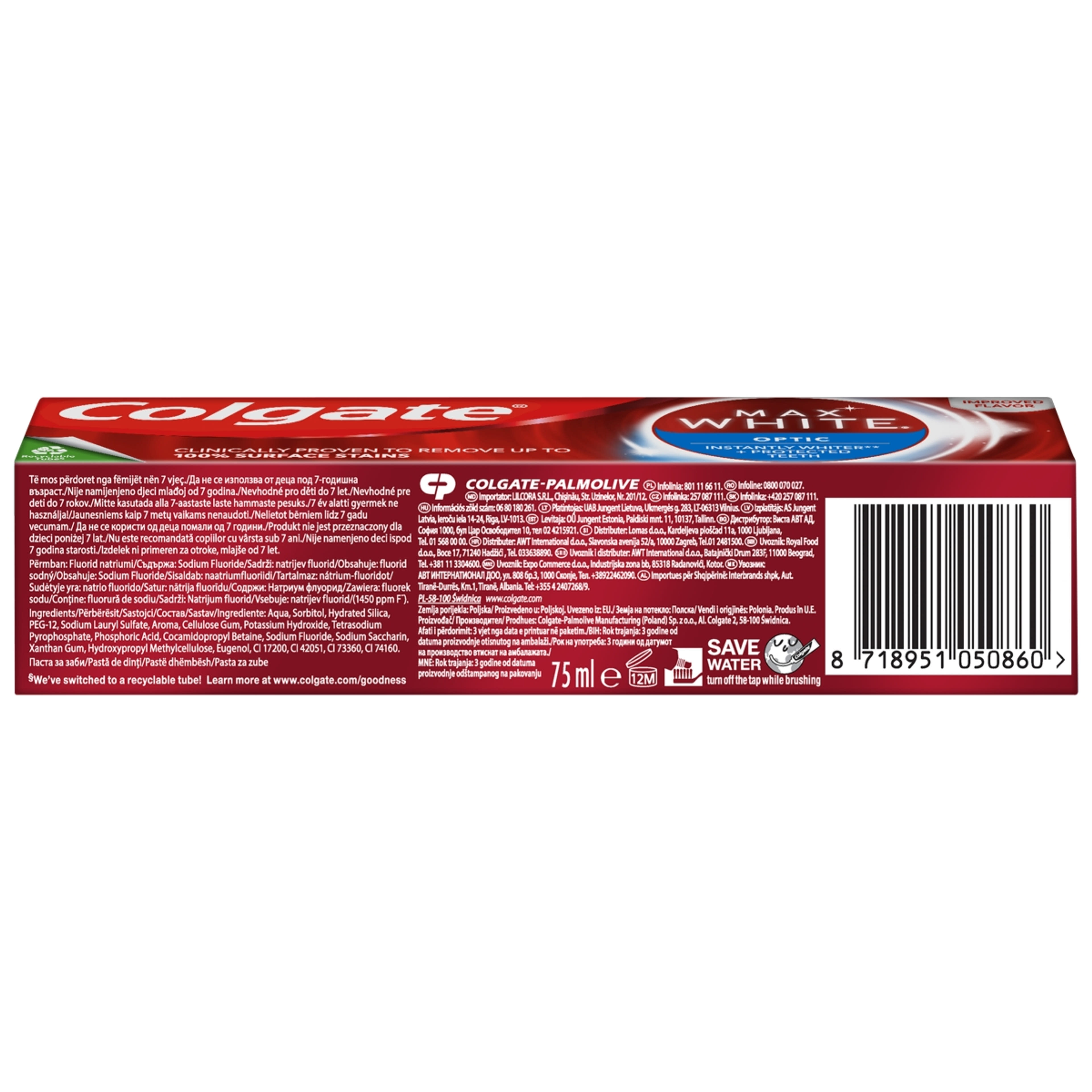 Colgate Max White One Optic fogfehérítő fogkrém - 75 ml-4