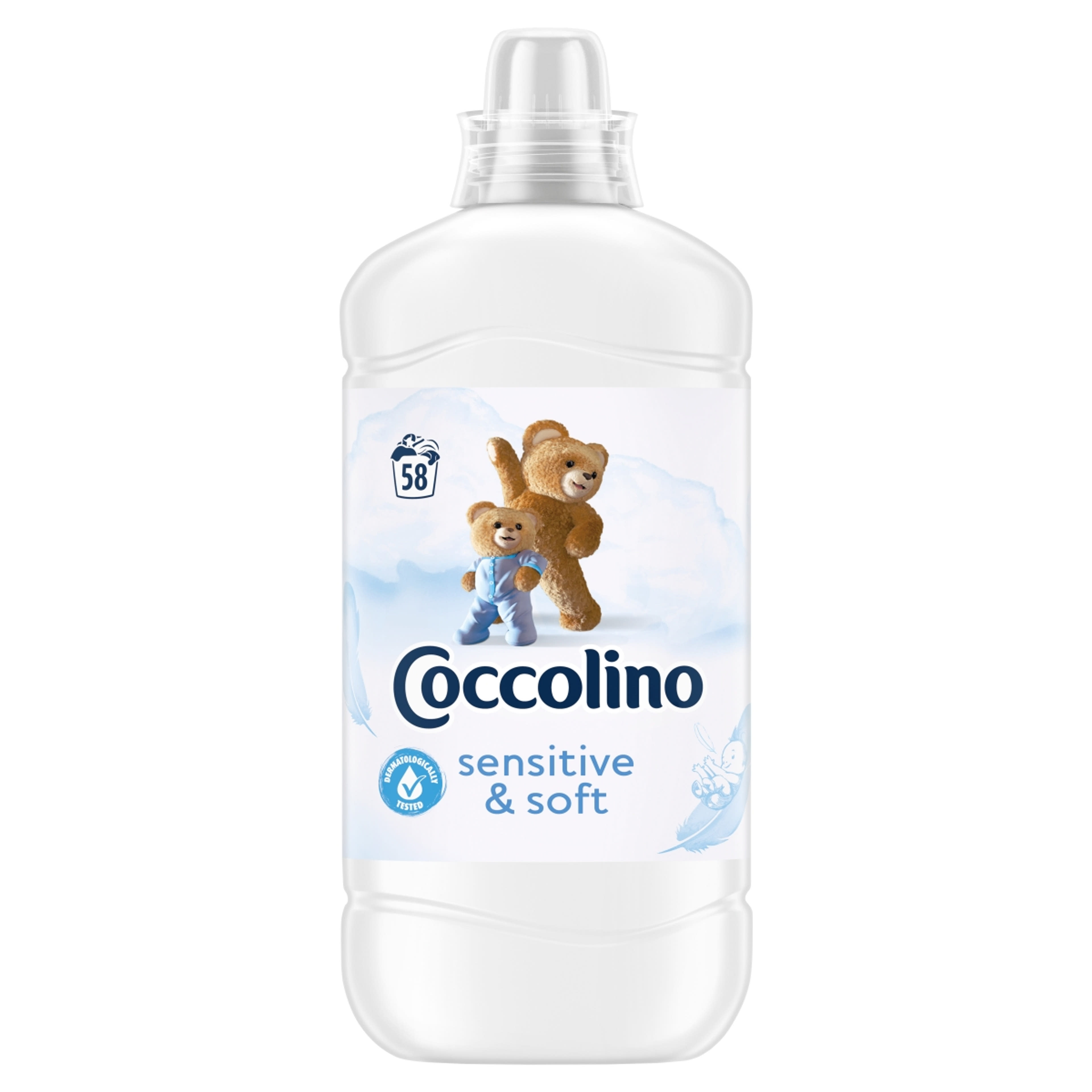 Coccolino Sensitive & Soft öblítőkoncentrátum 58 mosás - 1450 ml-1