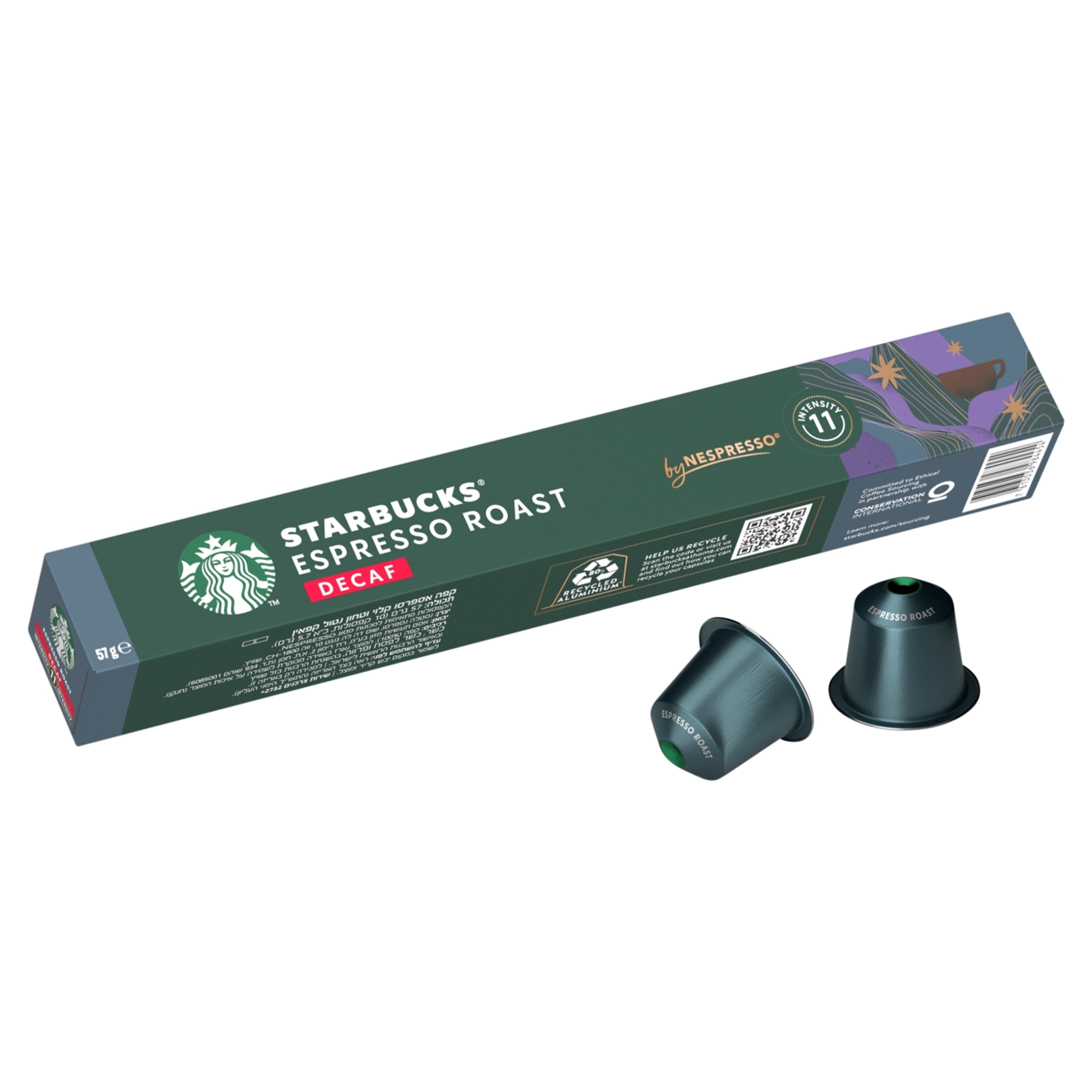Starbucks by Nespresso Espresso Roast koffeinmentes kávékapszula - 10 db-2