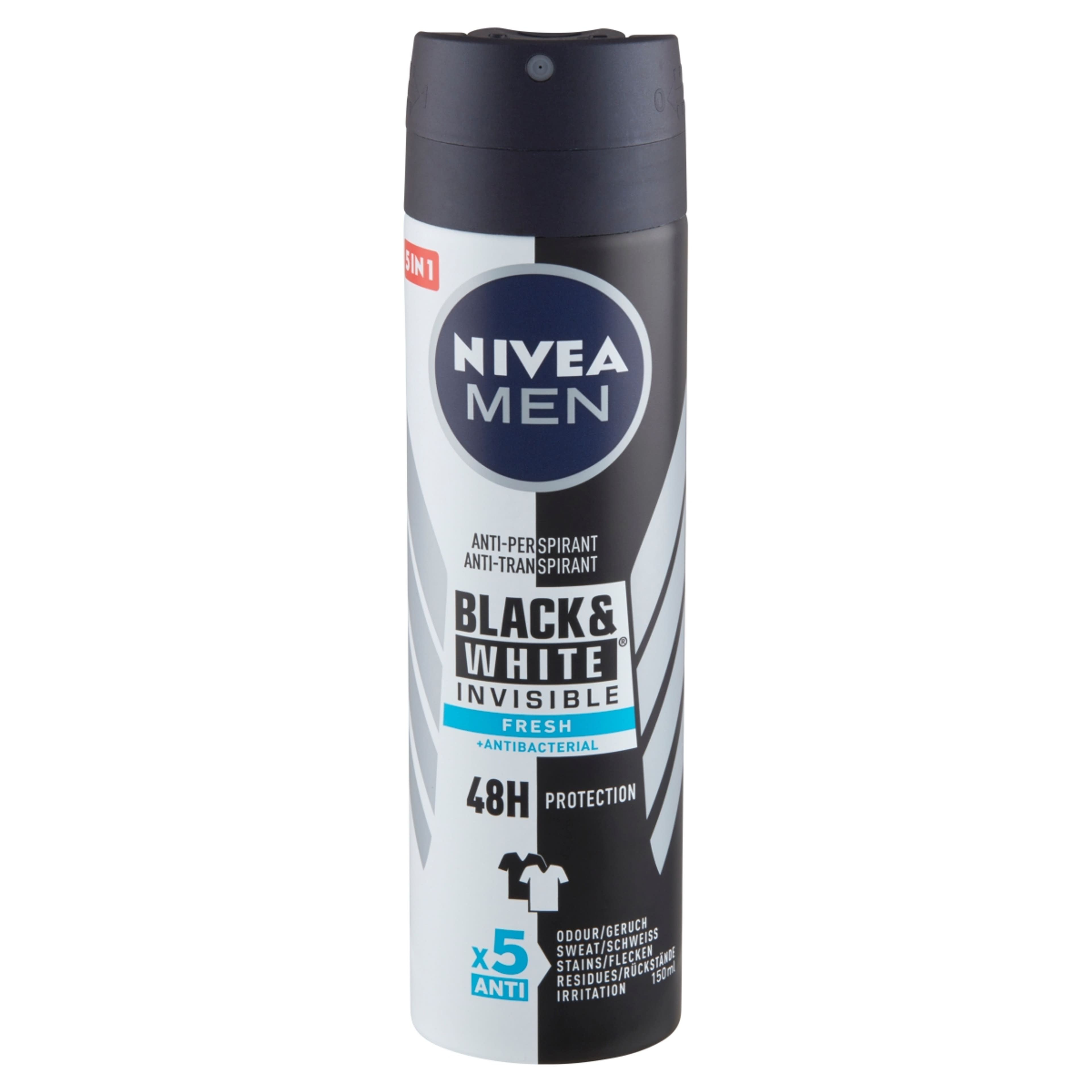 NIVEA MEN Deo spray Black & White Invisible Fresh - 150 ml-2