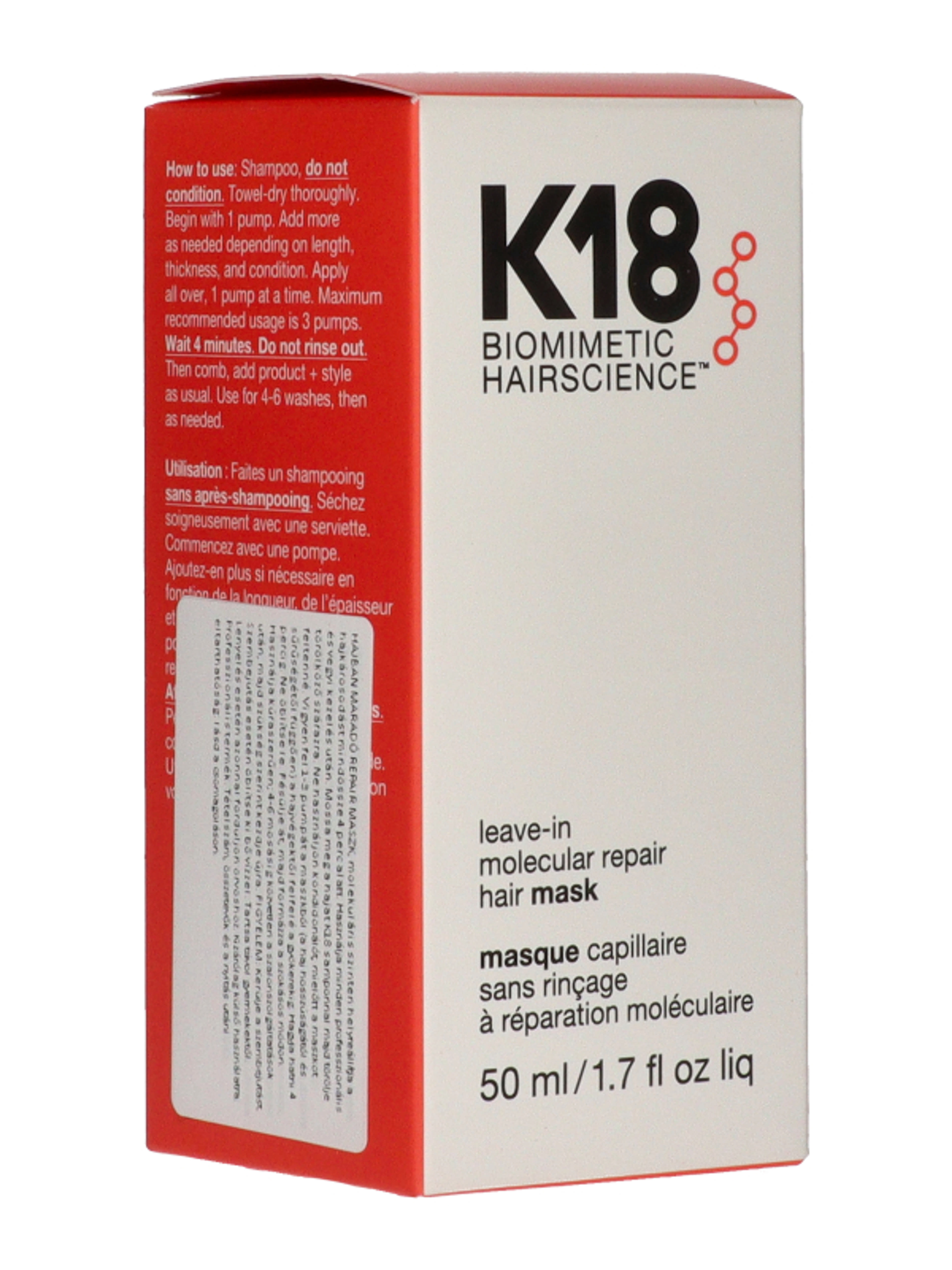 K18 Leave-In Repair hajmaszk - 50 ml-4