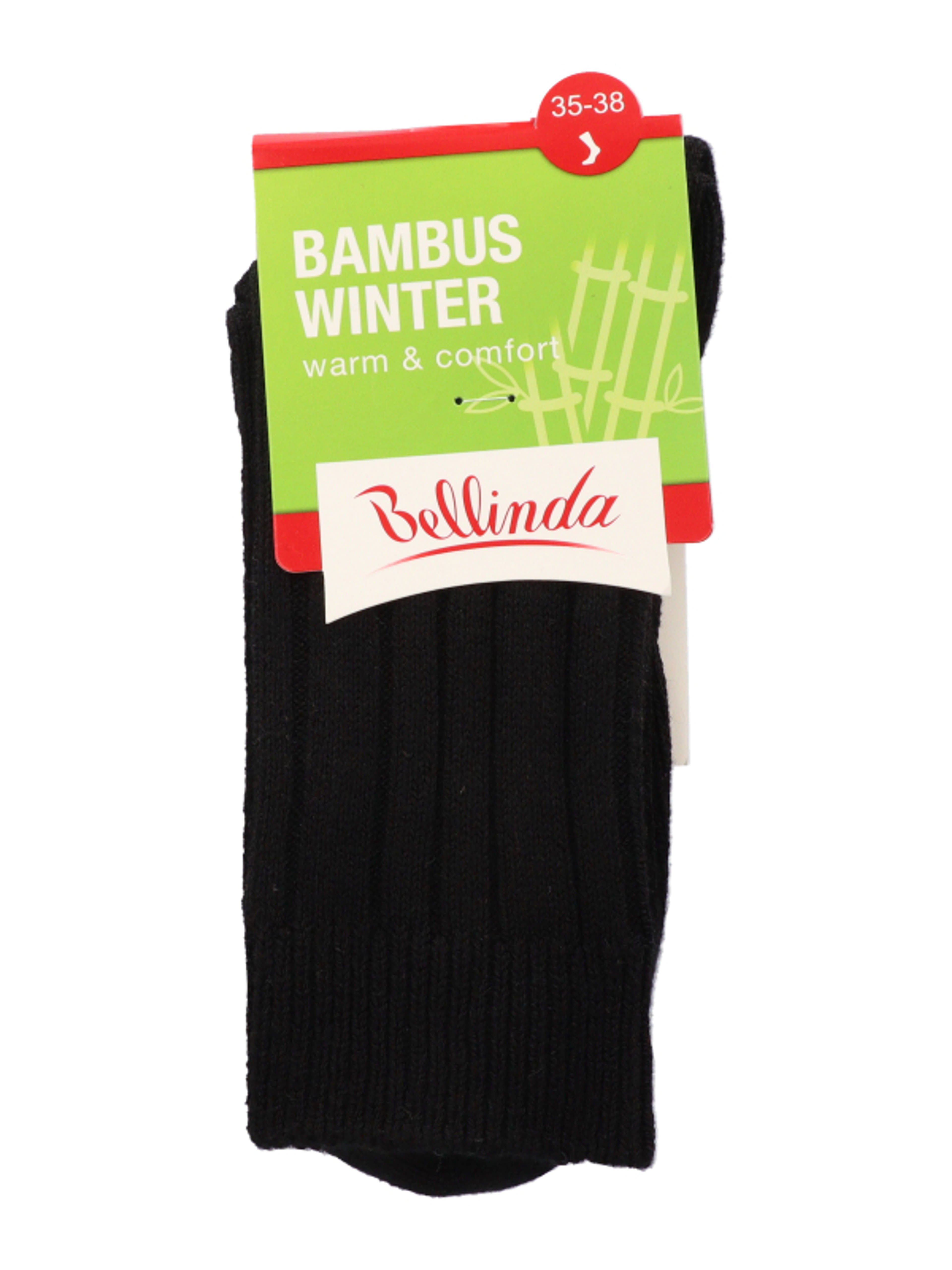 Bellinda bambusz téli női zokni fekete 35-38  - 1 db-1