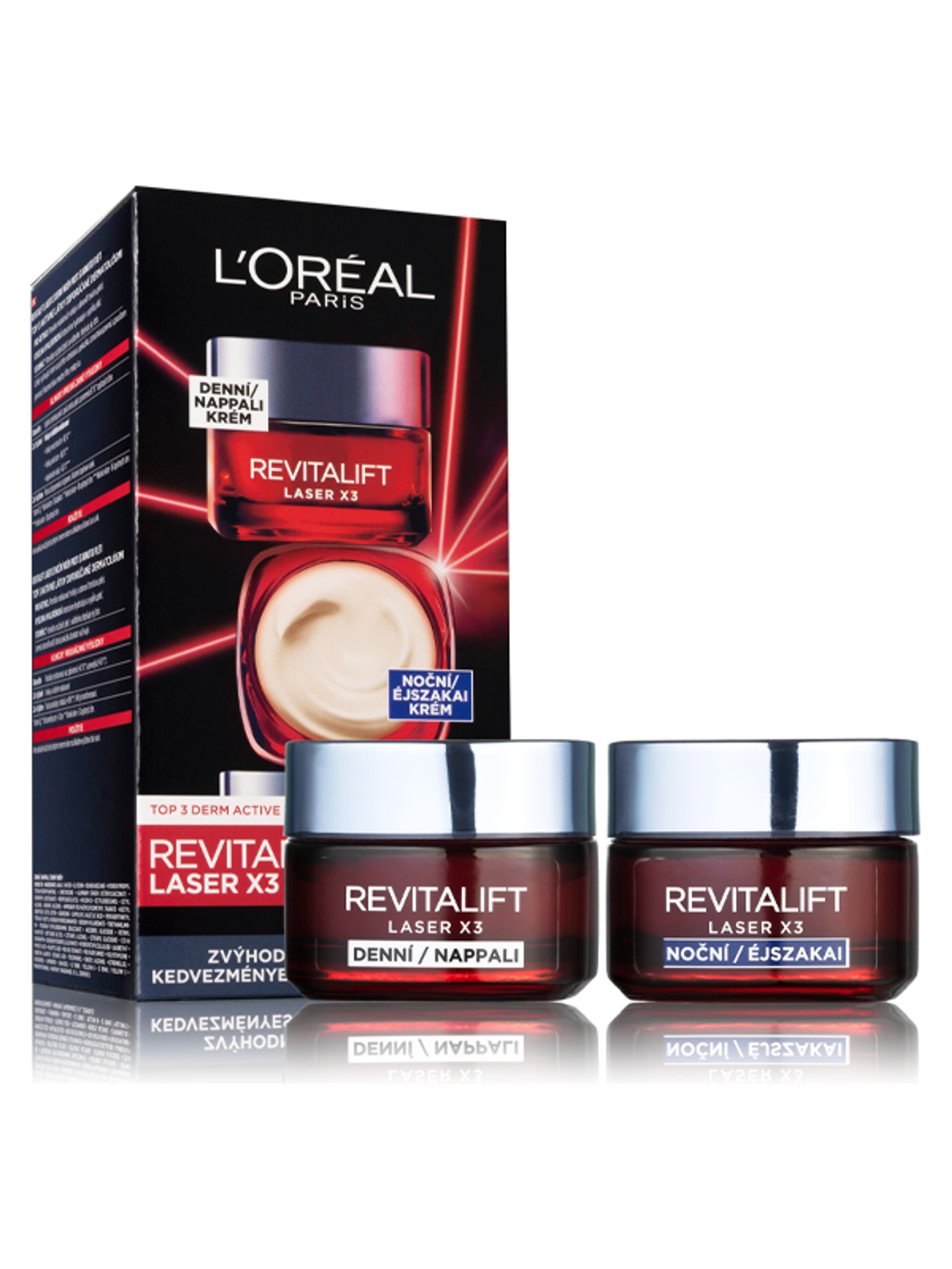 L'Oréal Paris Revitalift Laser csomag (nappali+éjszakai) 50+50ml - 1 db-2