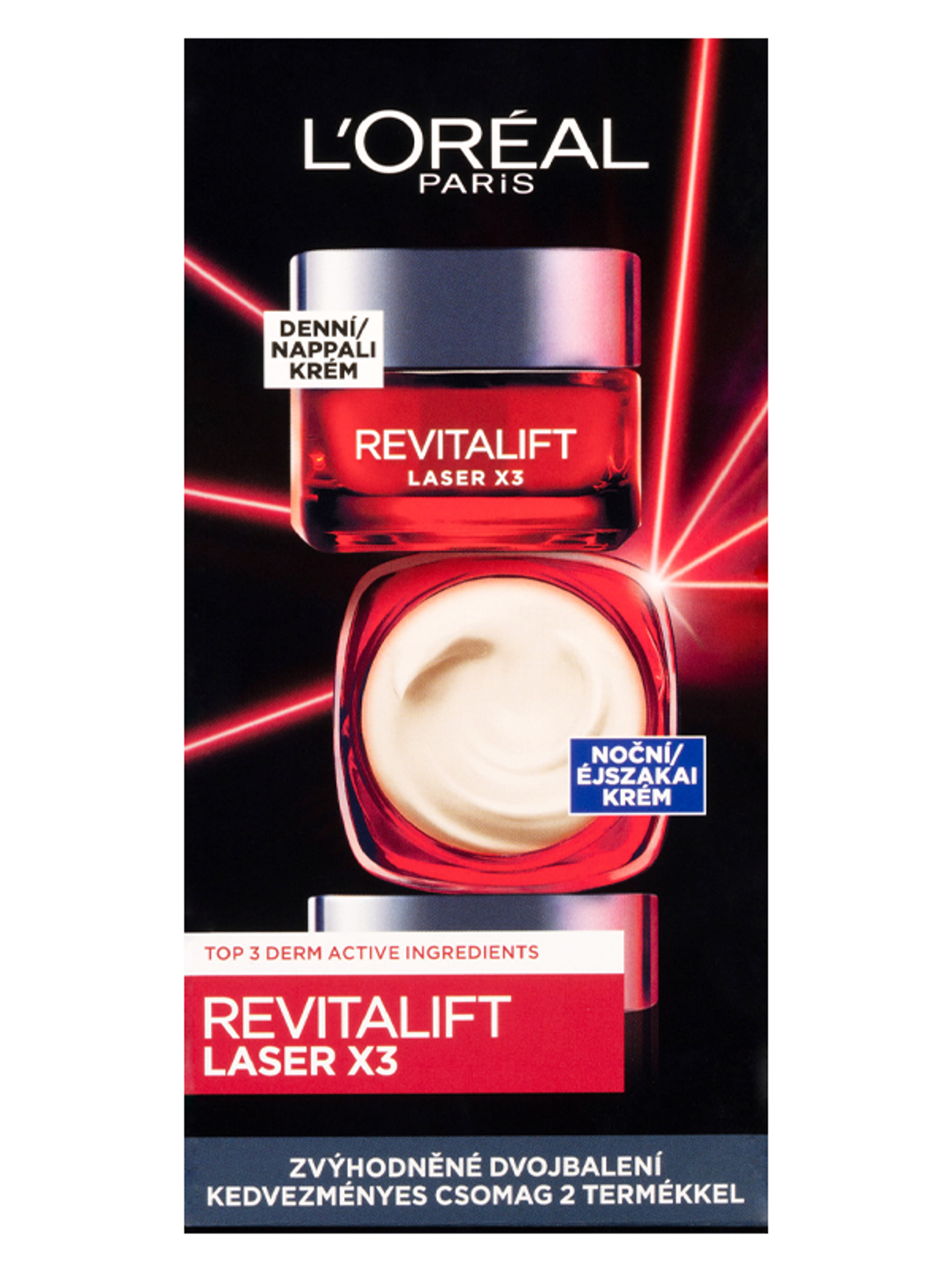 L'Oréal Paris Revitalift Laser csomag (nappali+éjszakai) 50+50ml - 1 db