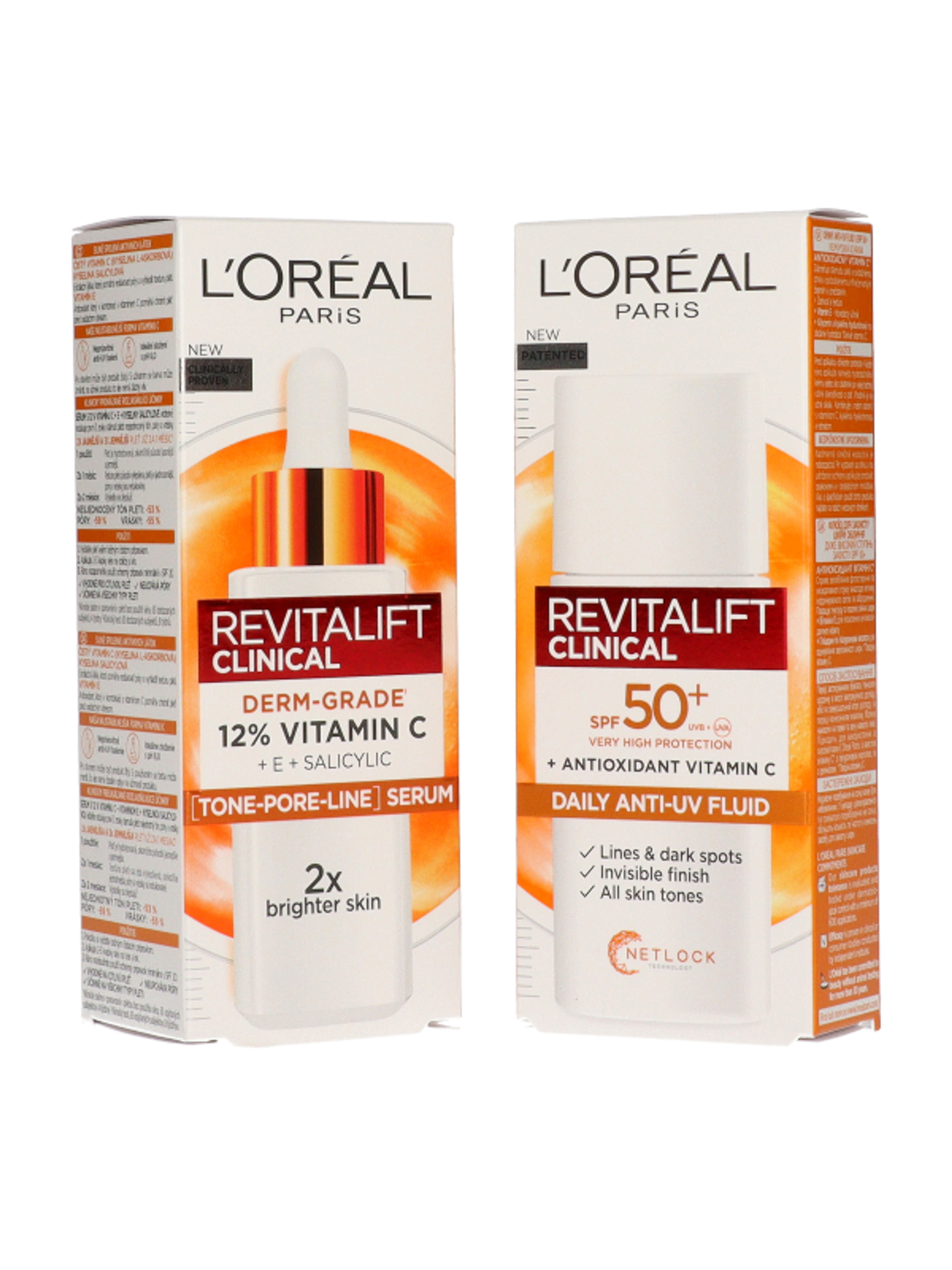 L'Oréal Paris Revitalift Clinical C.vitamin szérum és UV-sugárzás elleni fluid szett - 80 ml-3