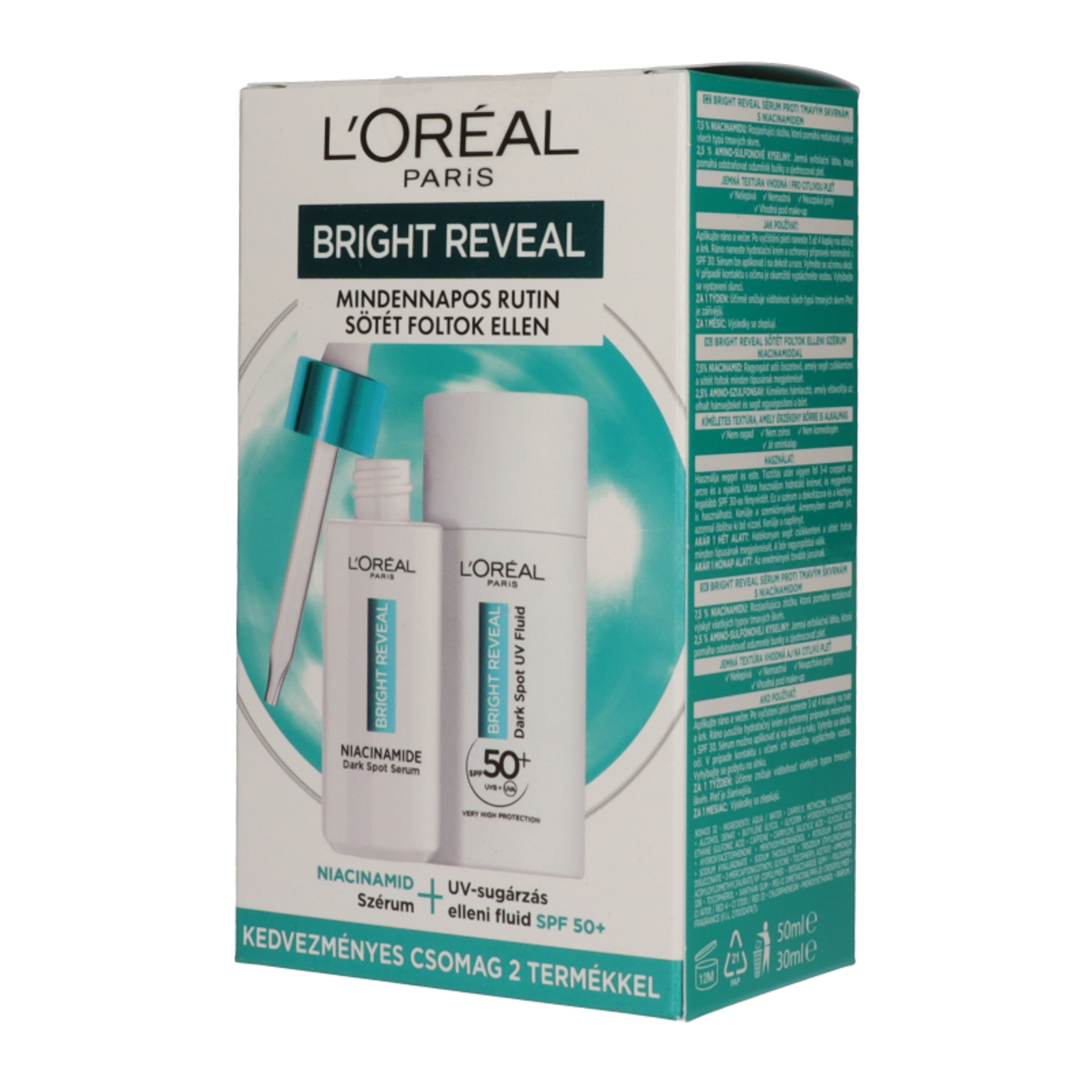 L'Oréal Paris Bright Reveal szérum és fluid duo - 100 ml-2