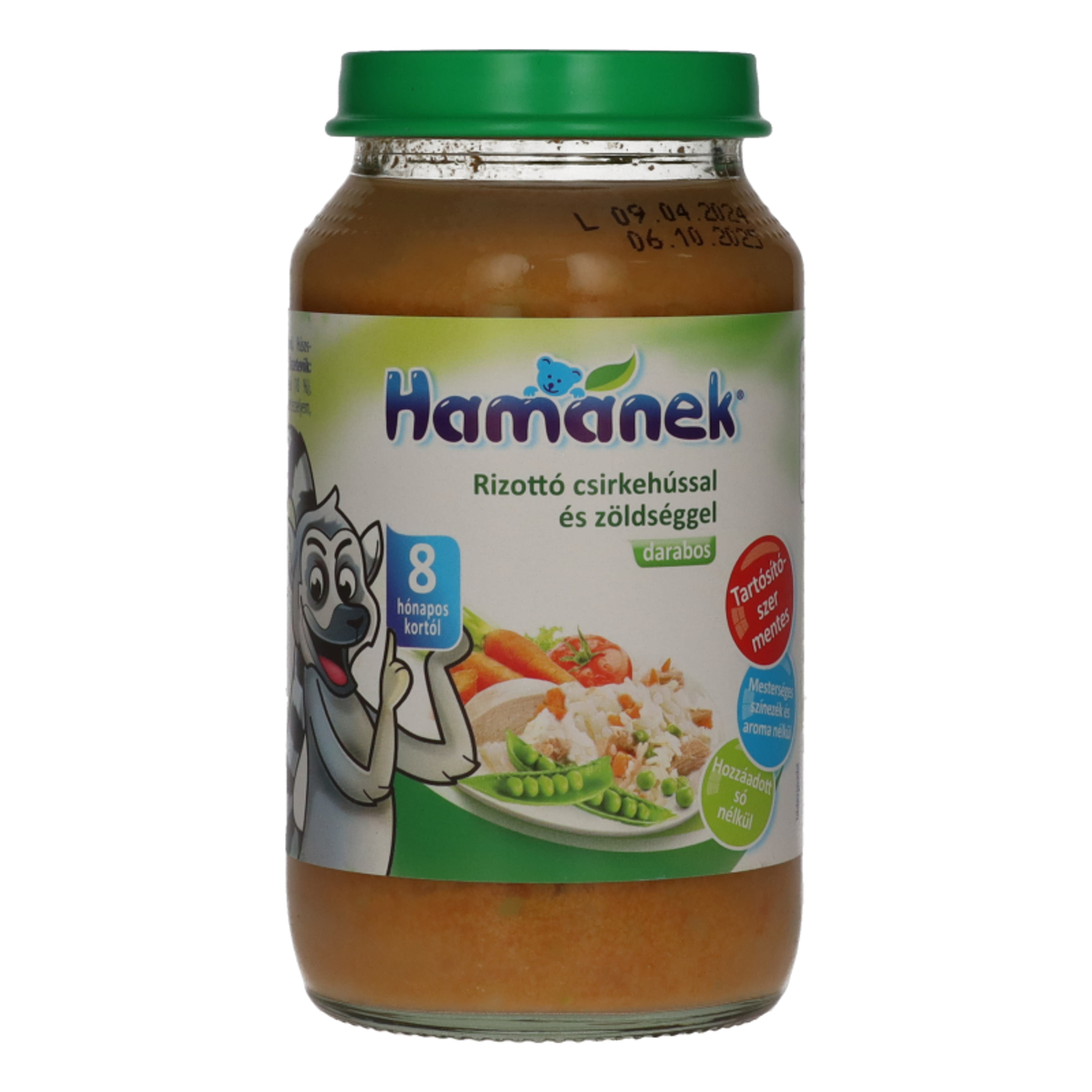 Hamánek Bébiétel Csirkehússal És Zöldséggel 8 Hónapos Kortól - 230 g-3
