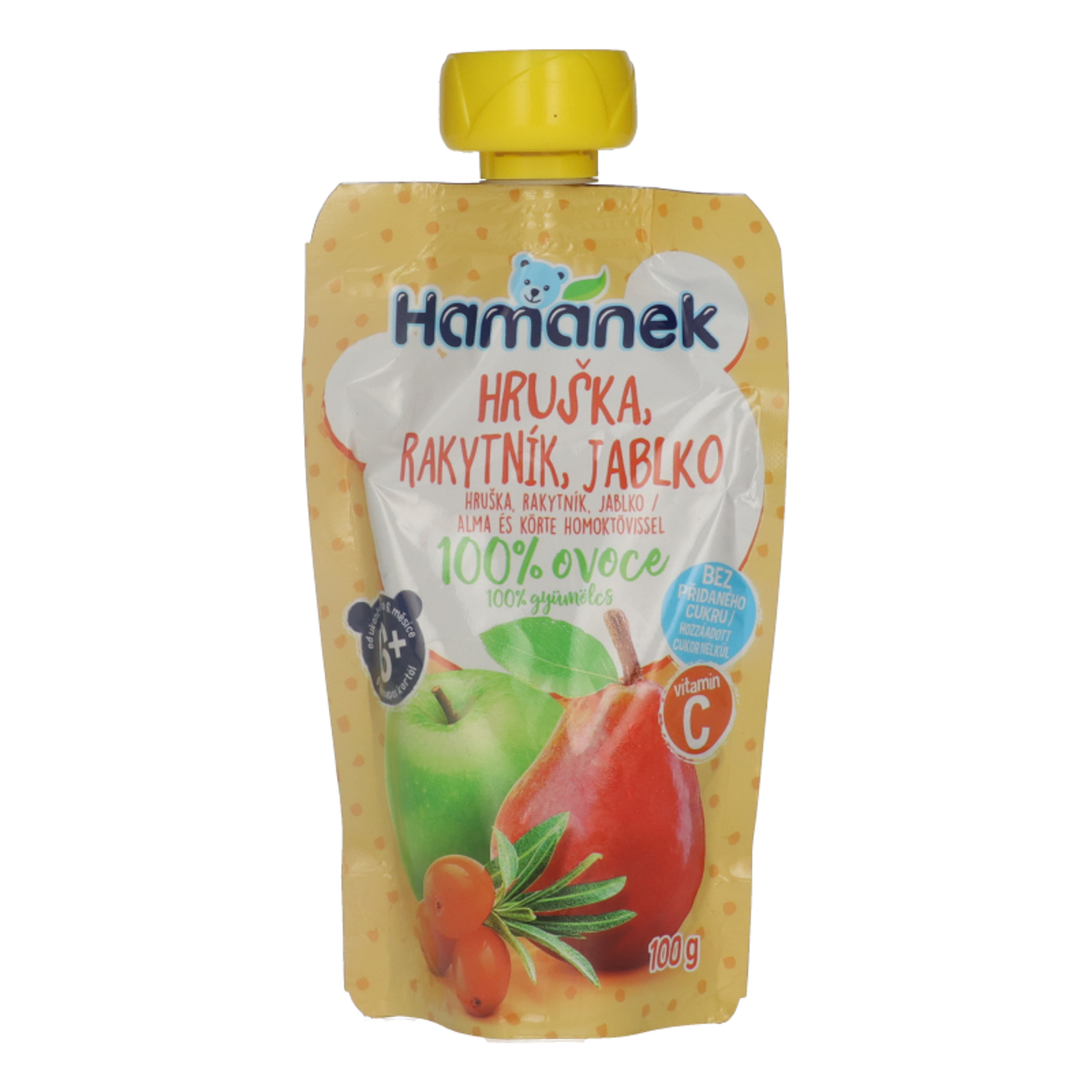 Hame alma-körte-honoktövis gyümölcspüré - 100 g-2