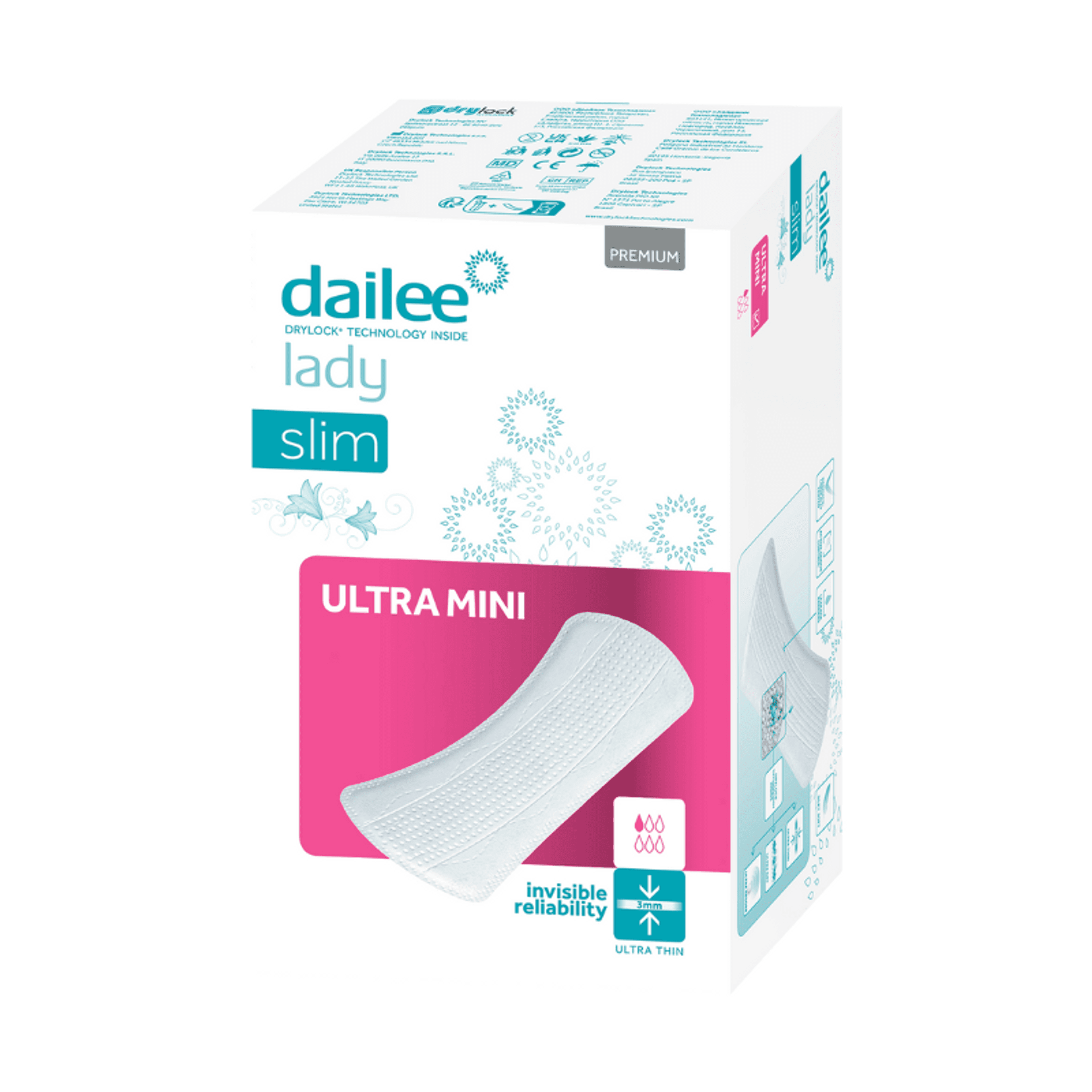 Dailee Lady Premium Slim Ultra Mini inkontinencia betét – 28 db