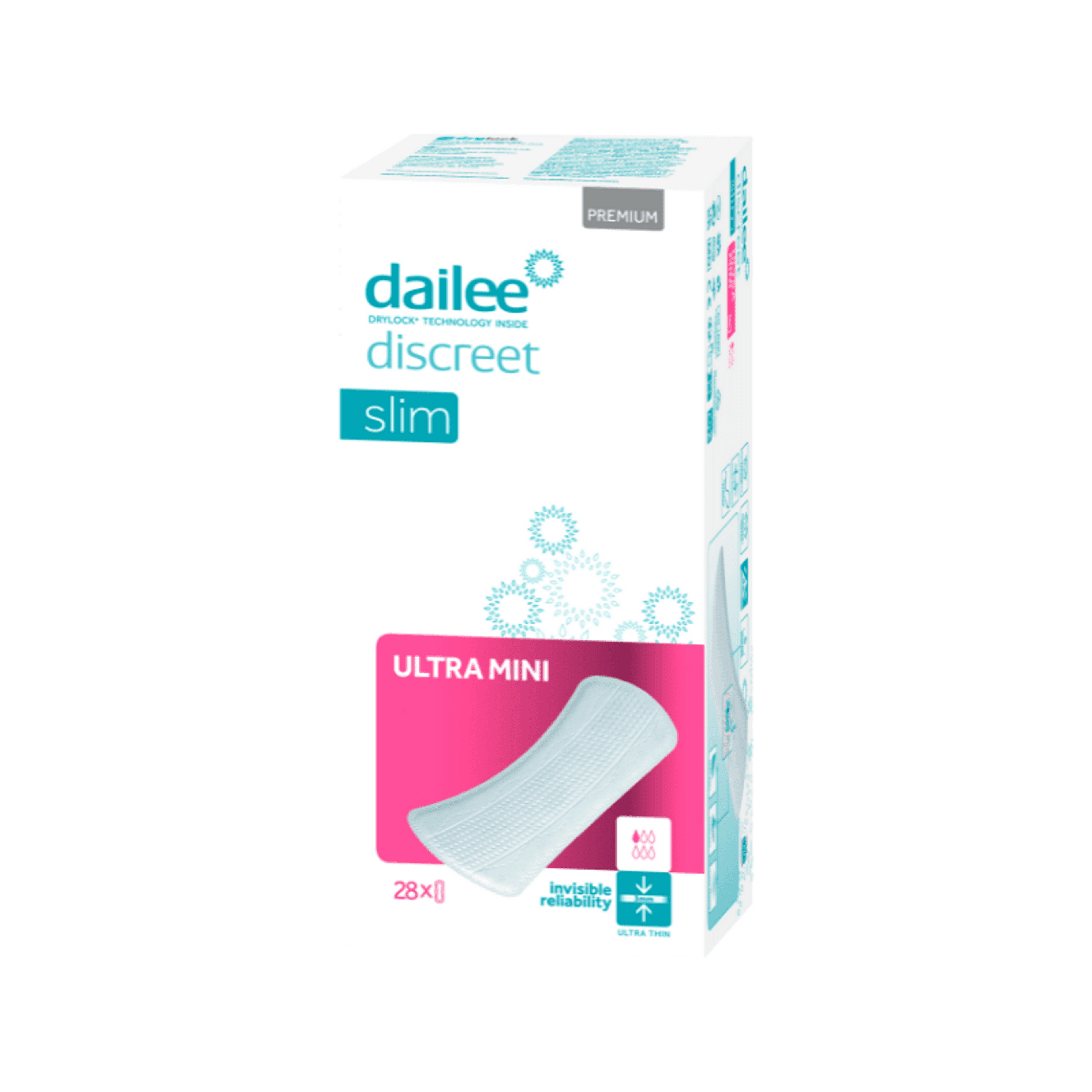 Dailee Lady Premium Ultra Mini inkontinencia betét – 28 db