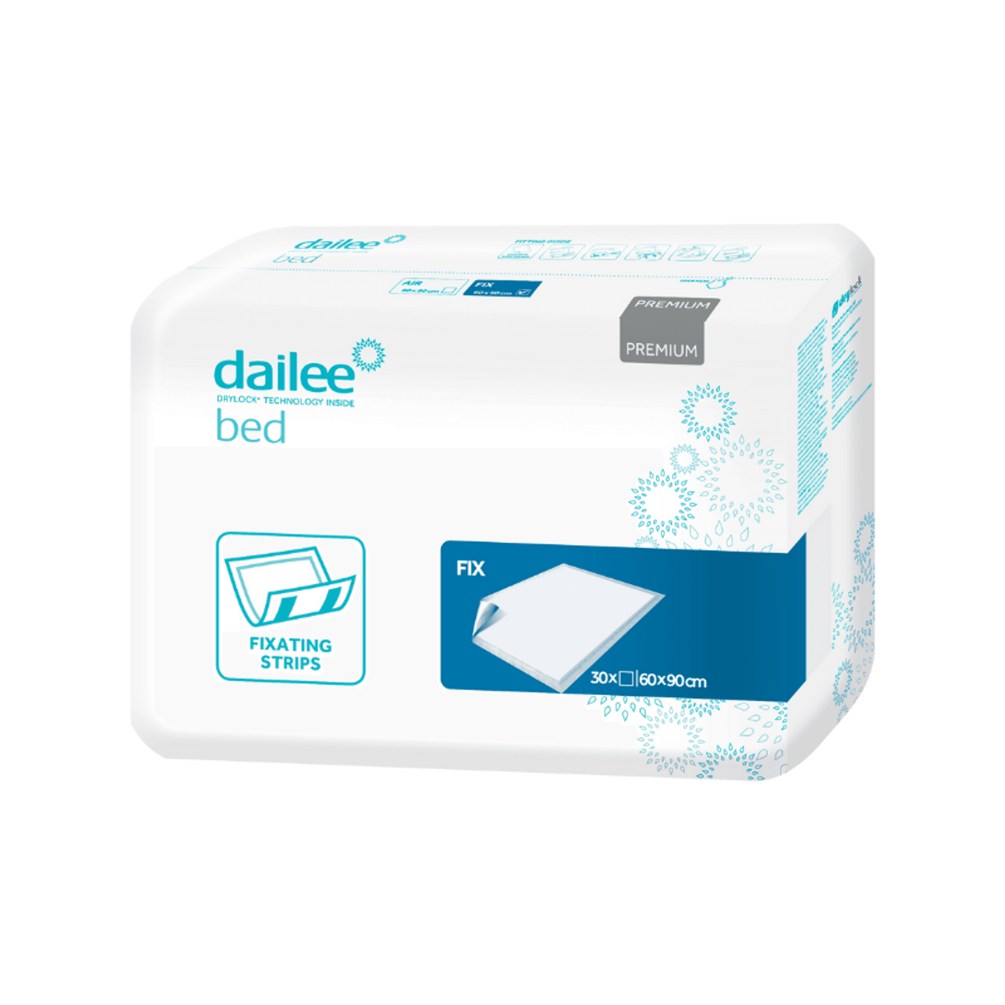 Dailee Bed Premium Fix betegalátét 60x90 cm - 30 db