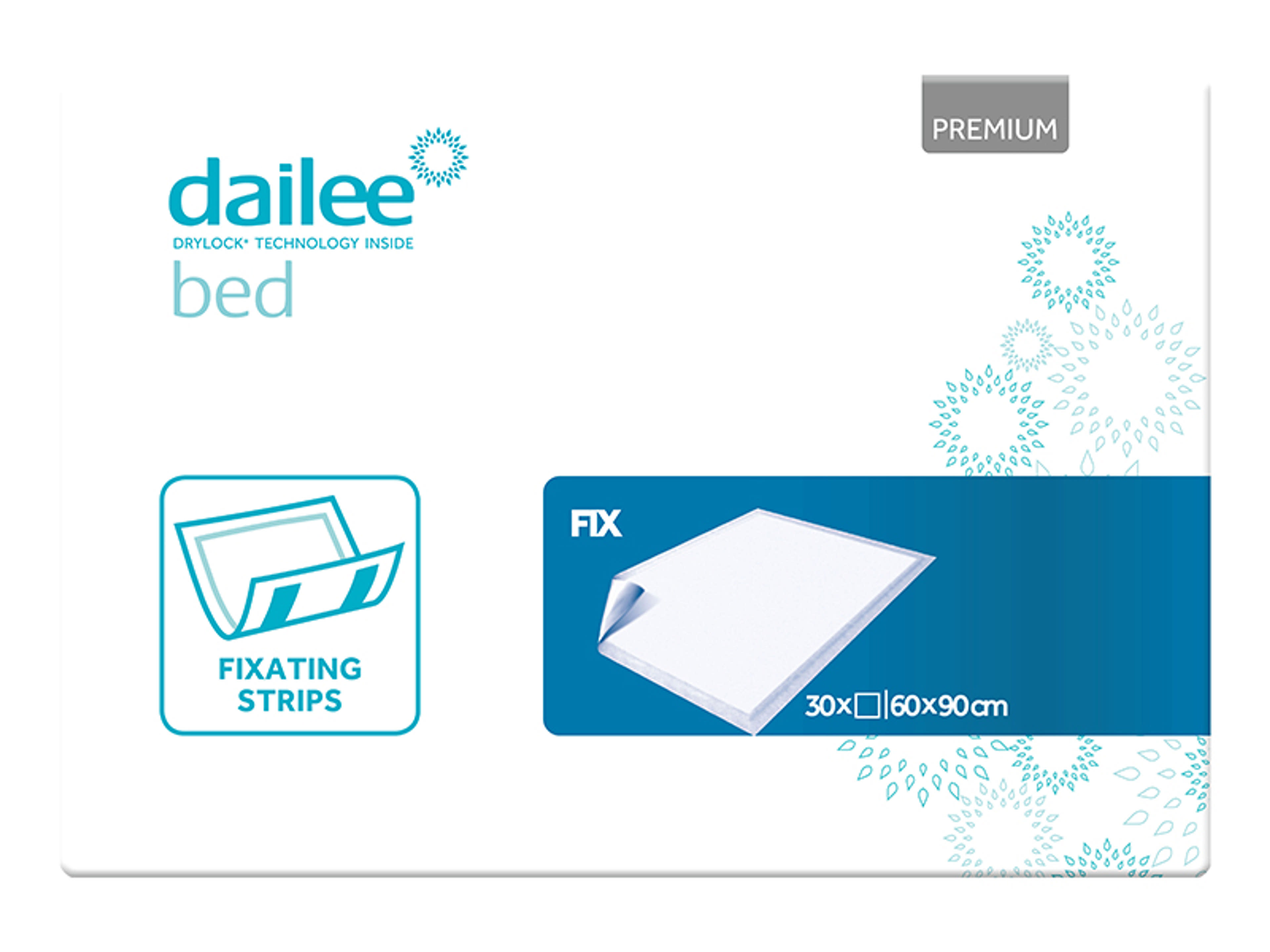 Dailee Bed Premium Fix betegalátét 60x90 cm - 30 db-1