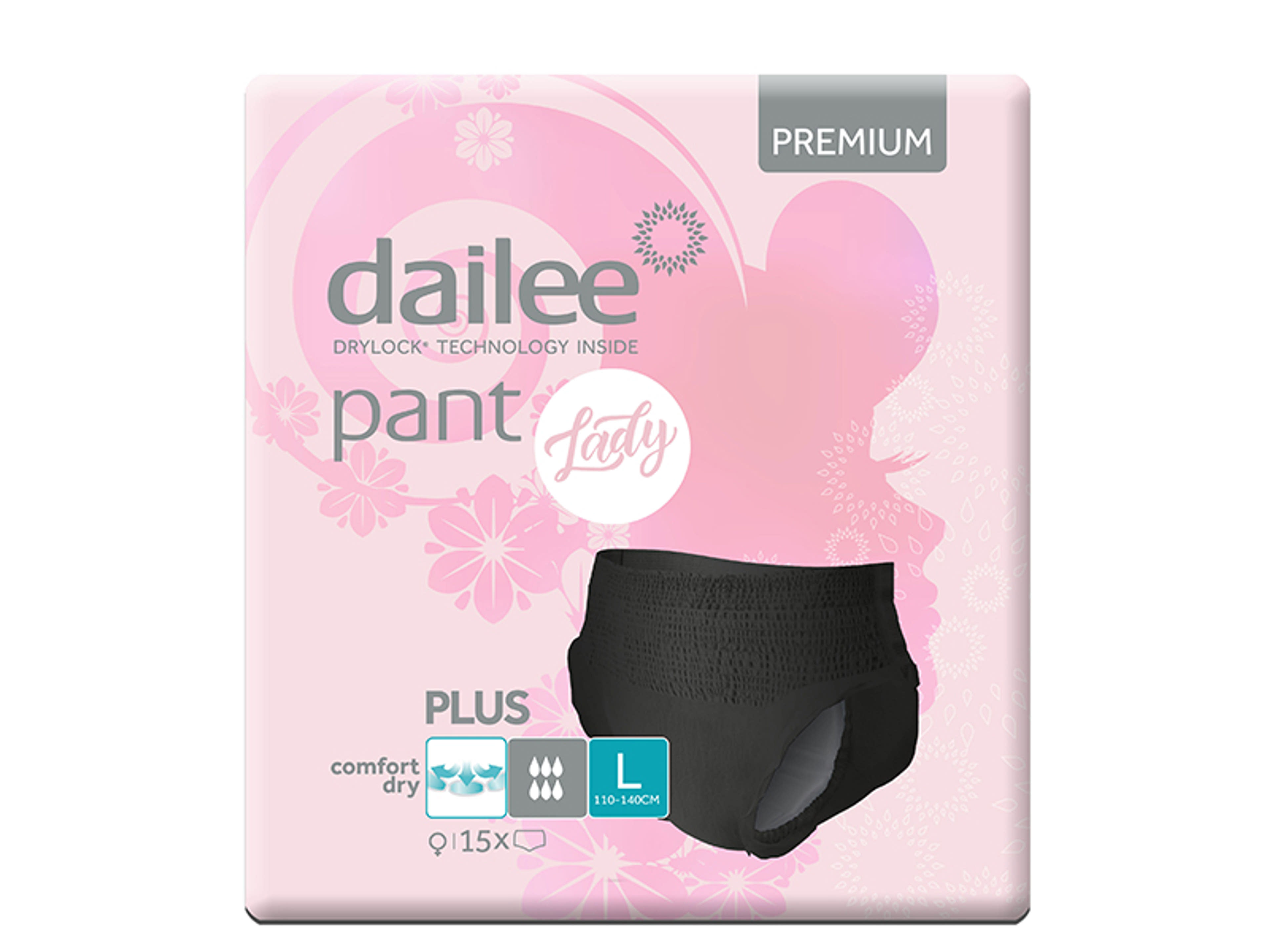 Dailee Pant Premium Lady Plus inkontinencia nadrág L  - 15 db-1