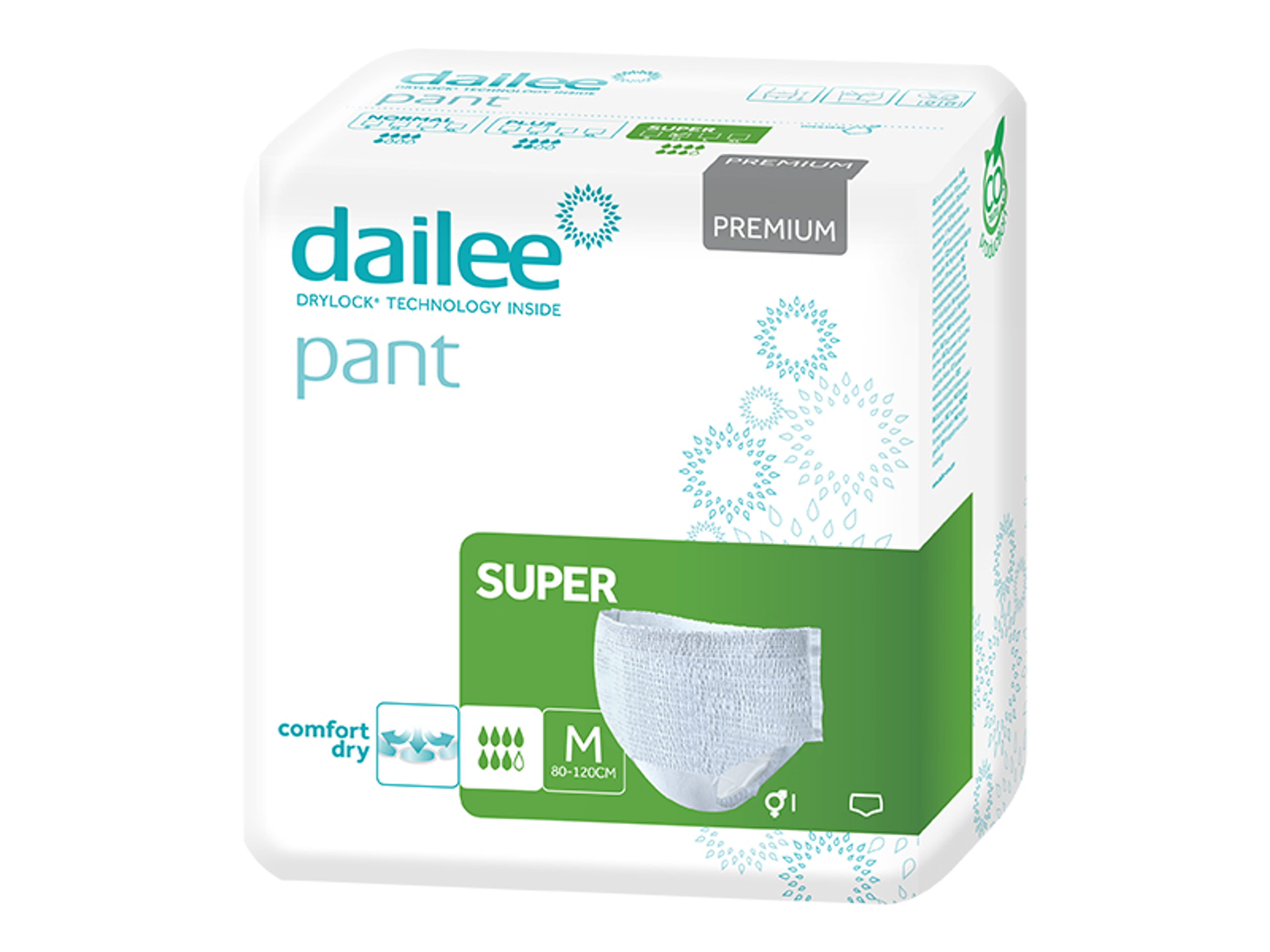 Dailee Pant Premium Super inkontinencia nadrág M – 15 db