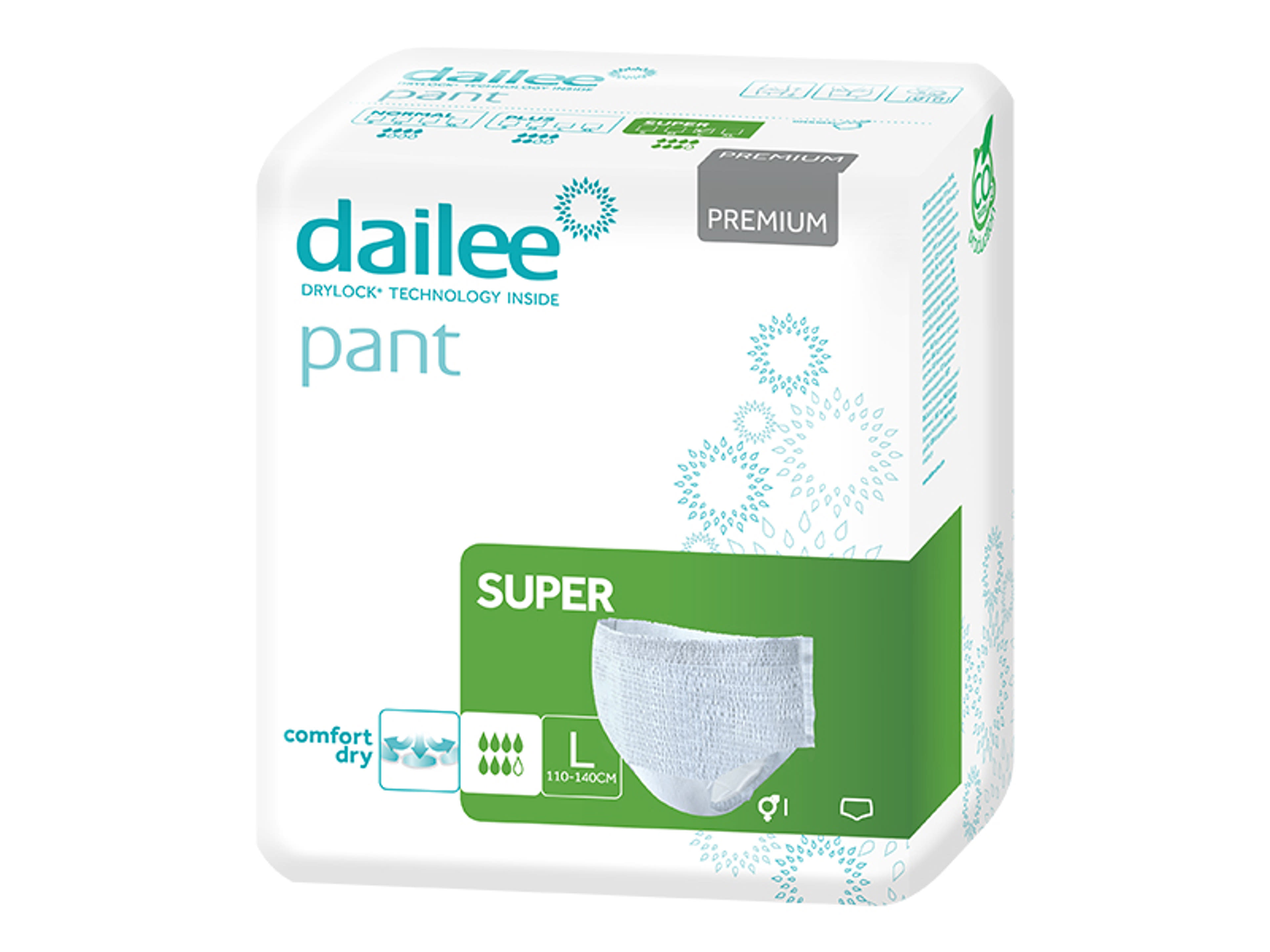 Dailee Pant Premium Super inkontinencia nadrág L – 15 db