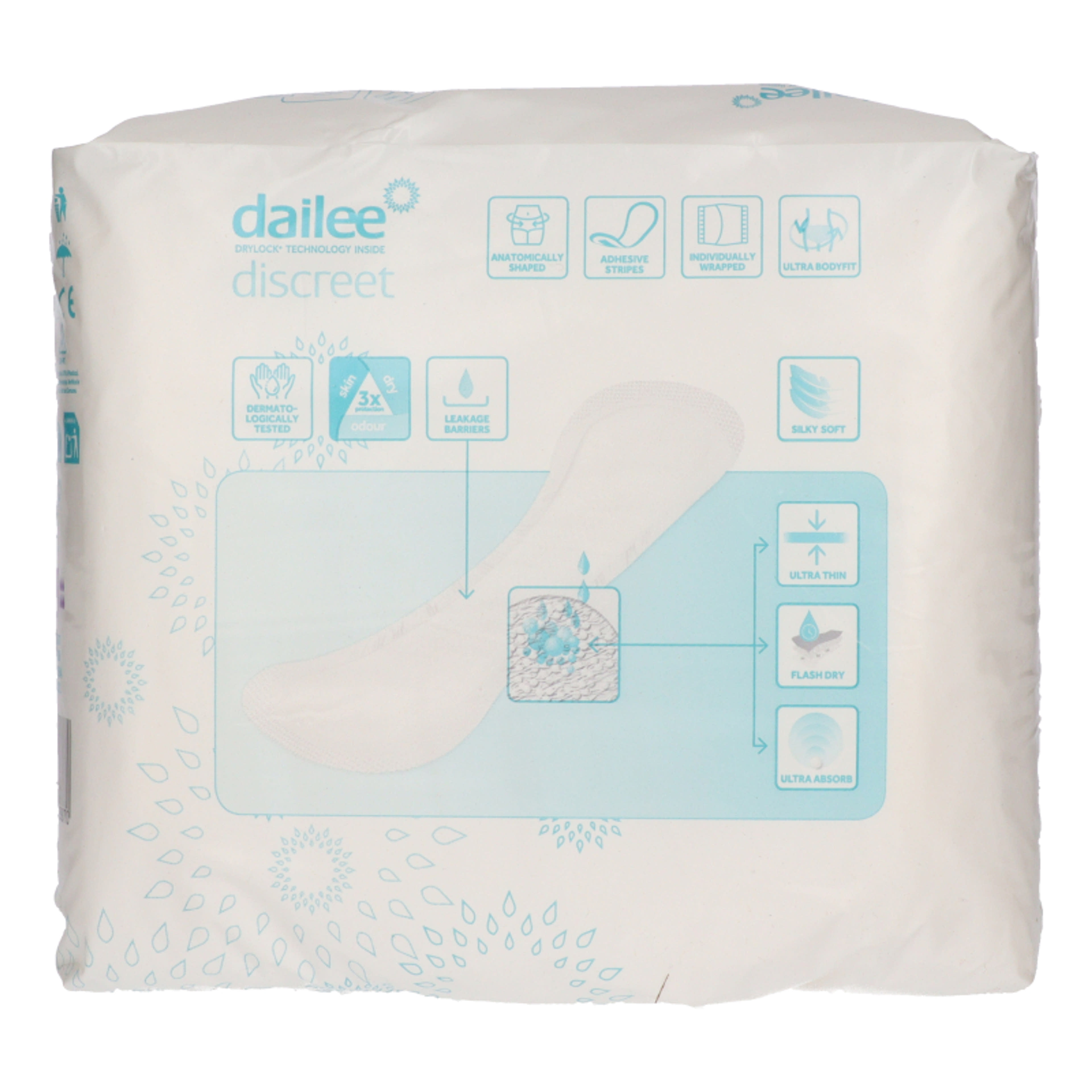 Dailee Discreet Premium Slim Maxi Plus inkontinencia betét  - 10 db-3