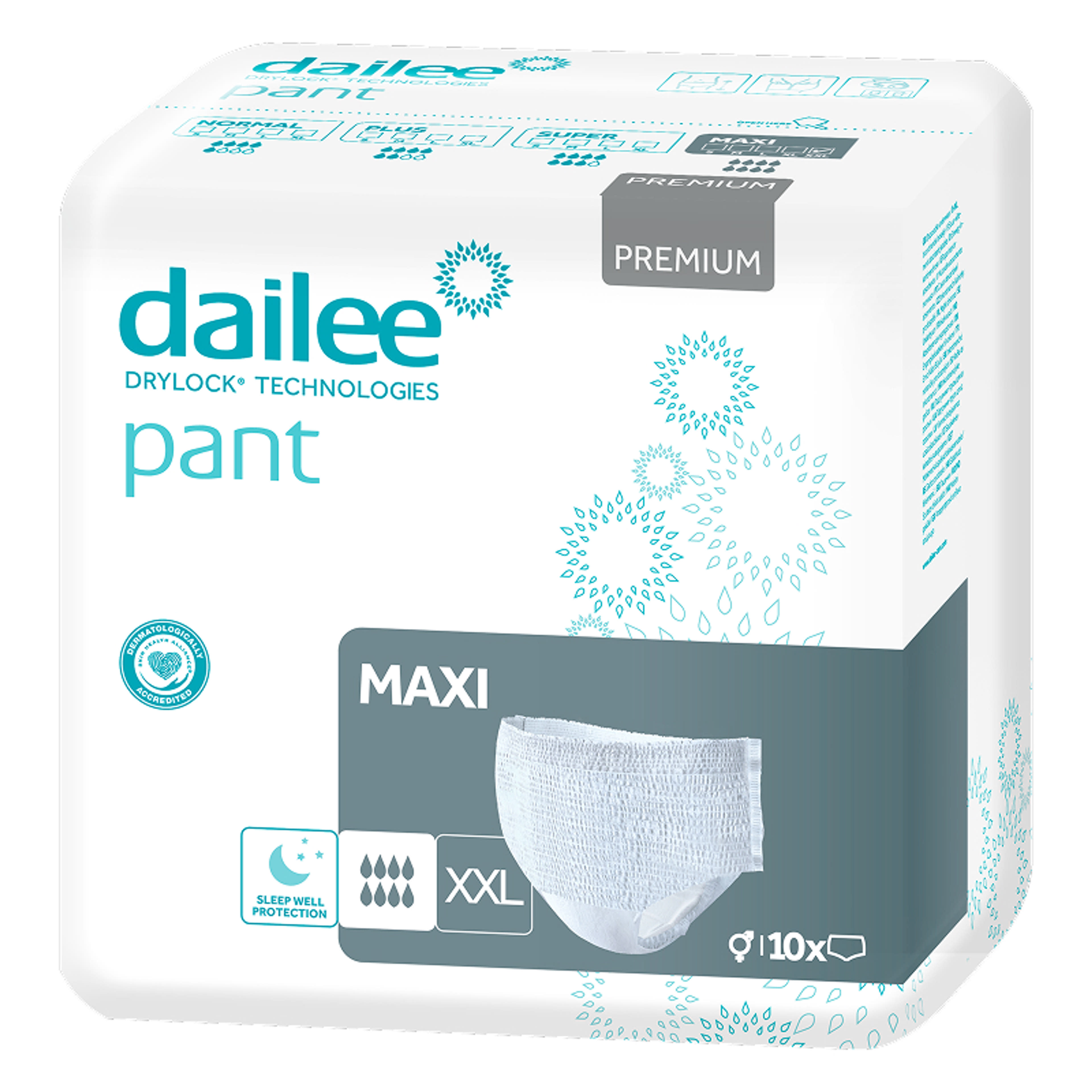 Dailee Pant Premium Maxi inkontinencianadrág XXL - 10 db