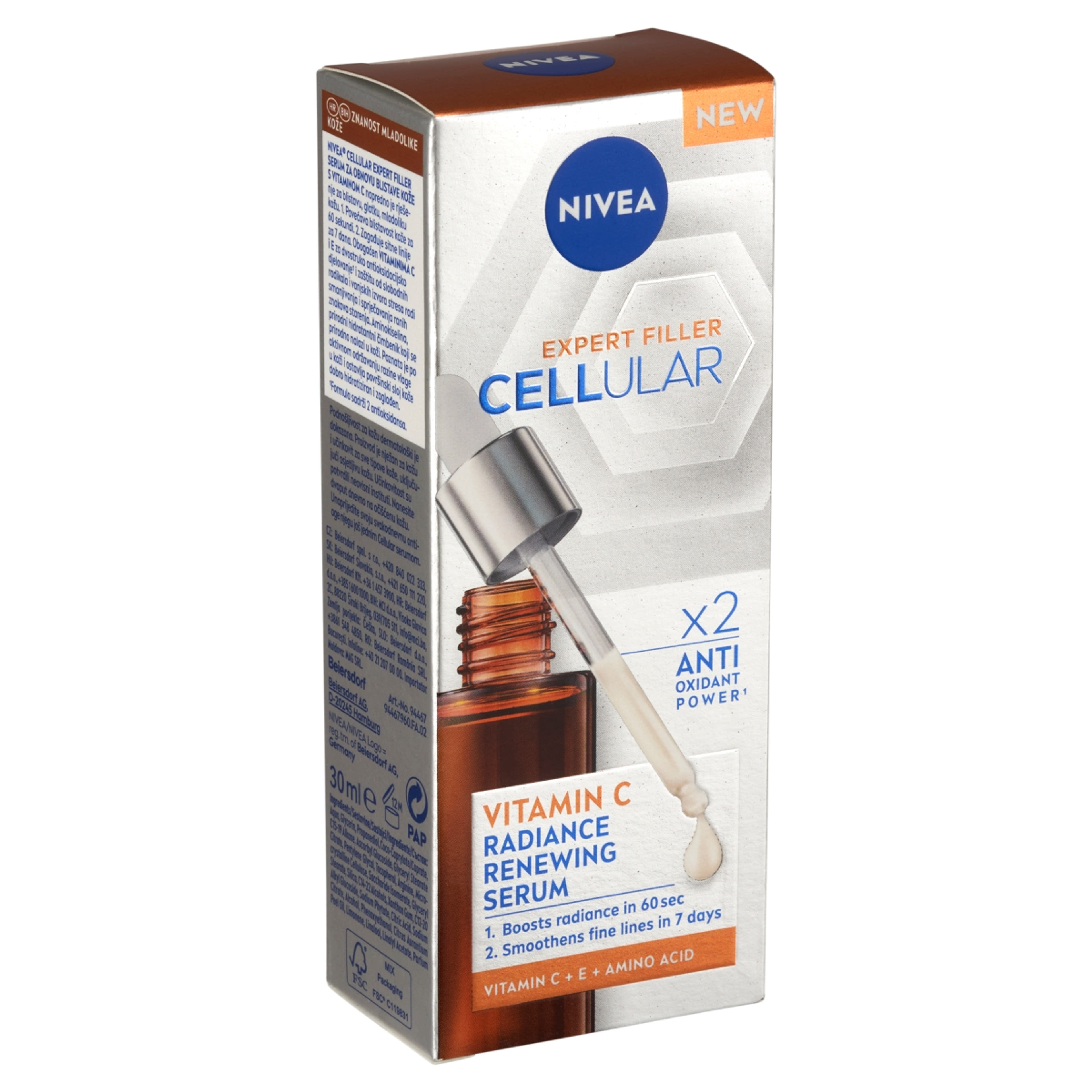 Nivea Cellular Expert Filler C-vitamin ragyogást fokozó szérum - 30 ml-3