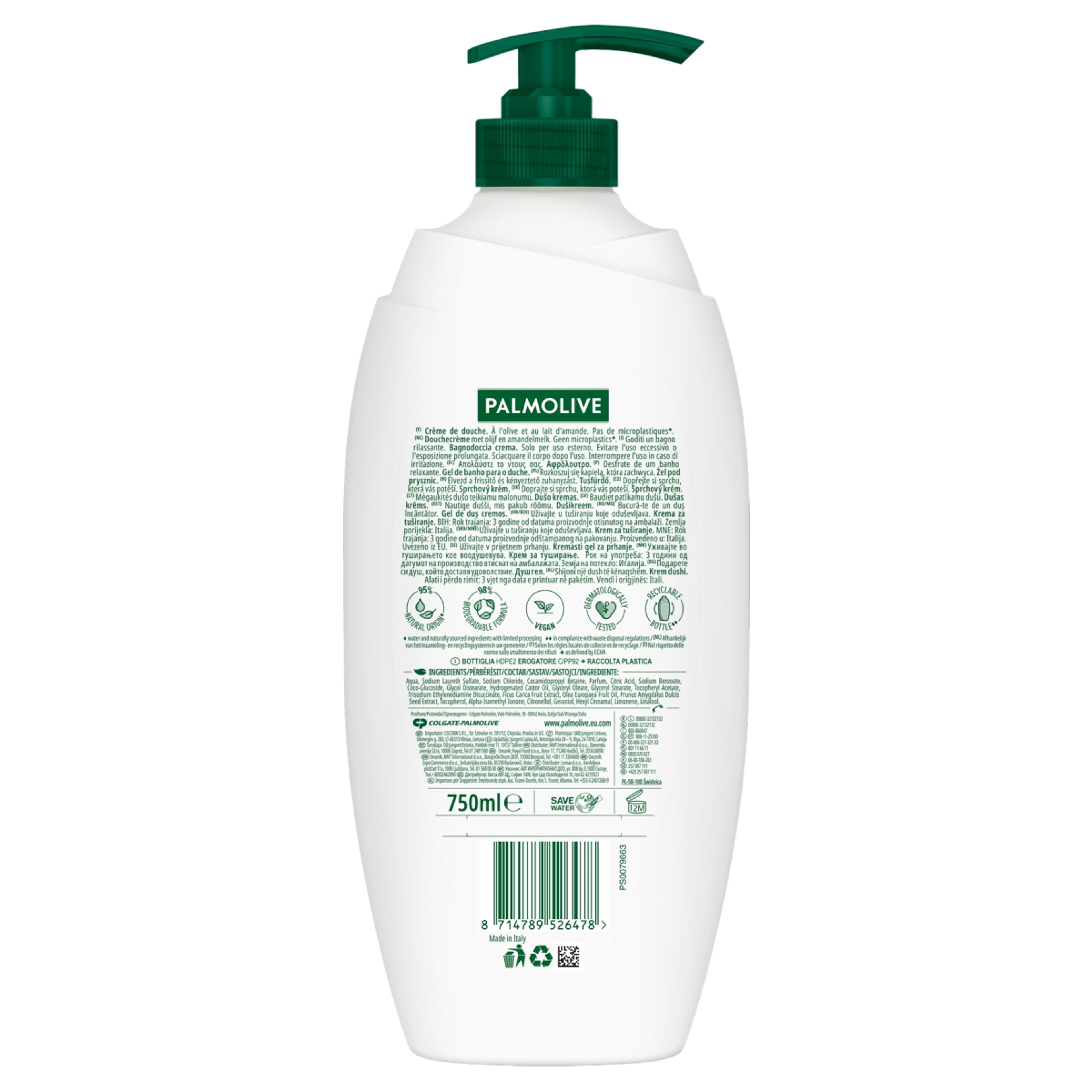 Palmolive Naturals Olive Milk pumpás tusfürdő - 750 ml-3