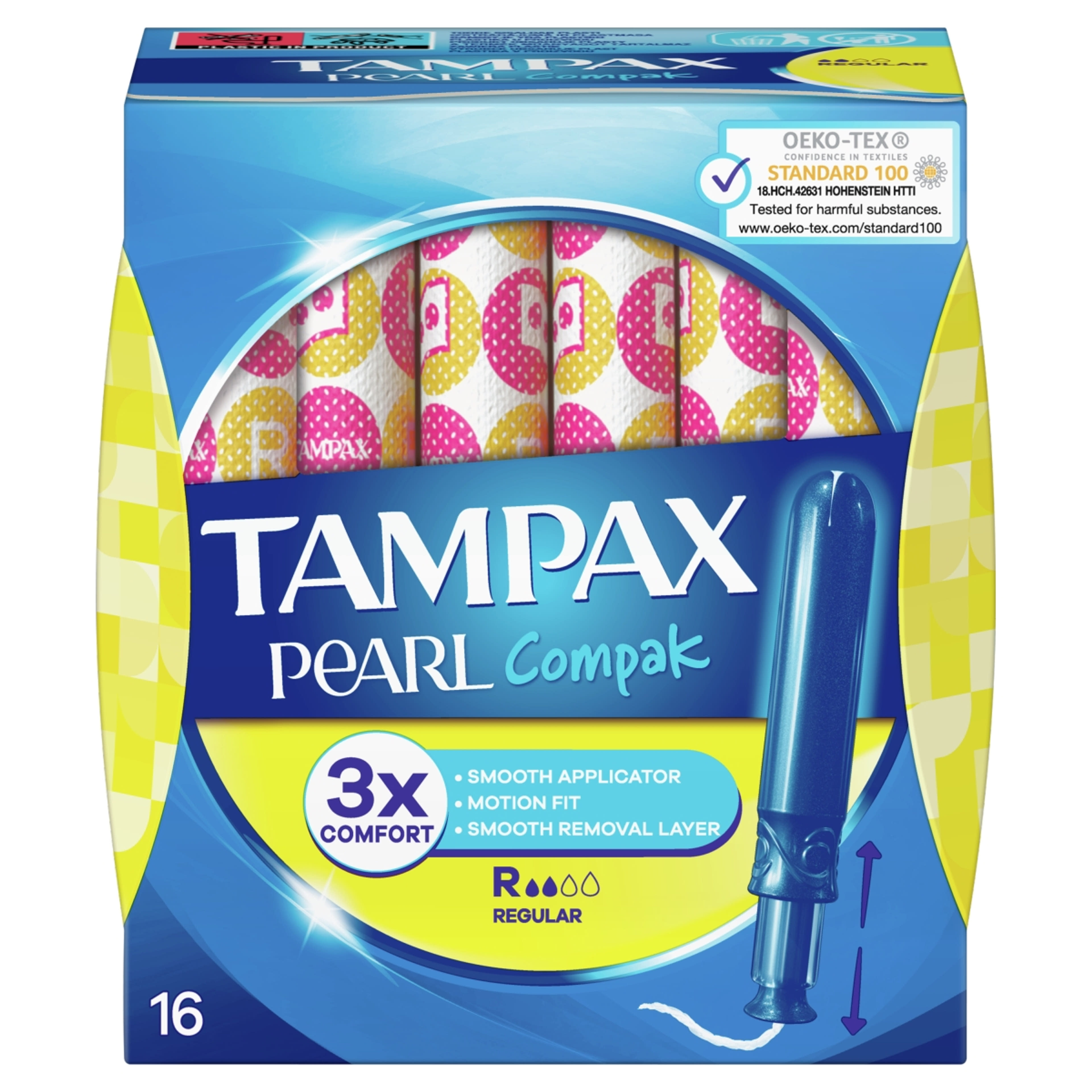 Tampax tampon compak pearl regular - 16 db