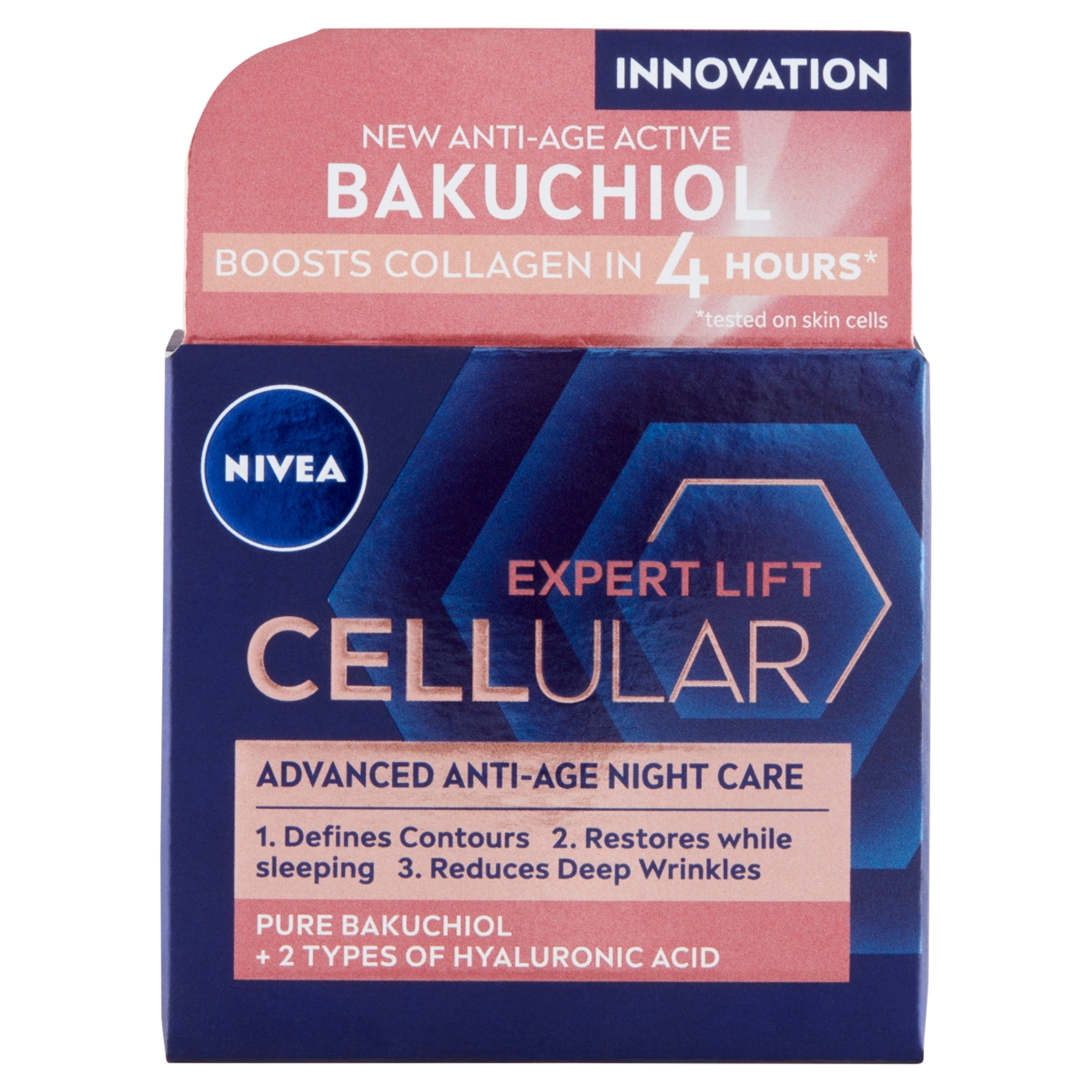 NIVEA Cellular Expert Lift éjszakai arckrém - 50 ml