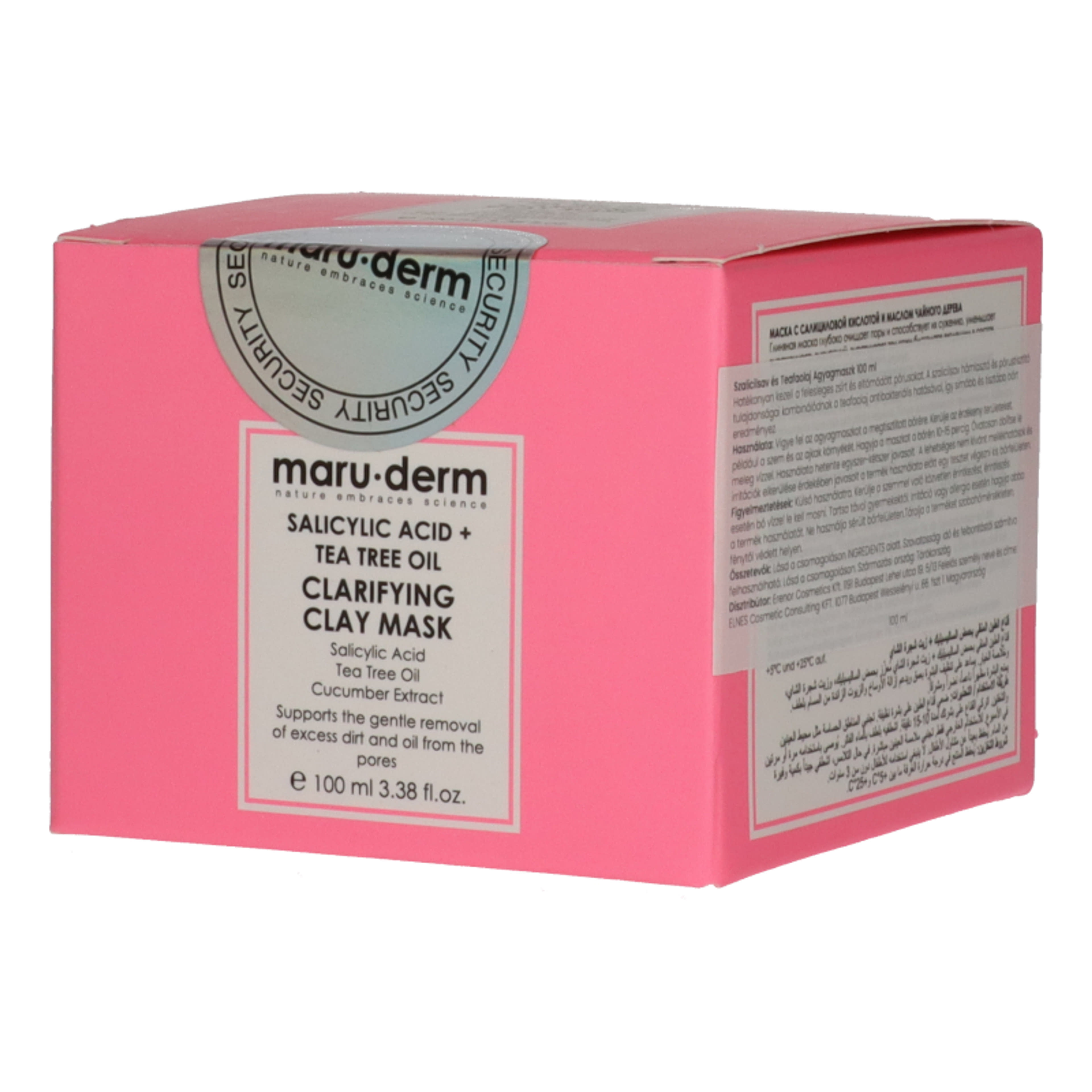 Maruderm szalicilsav + teafaolaj tisztító agyagmaszk - 100 ml-2