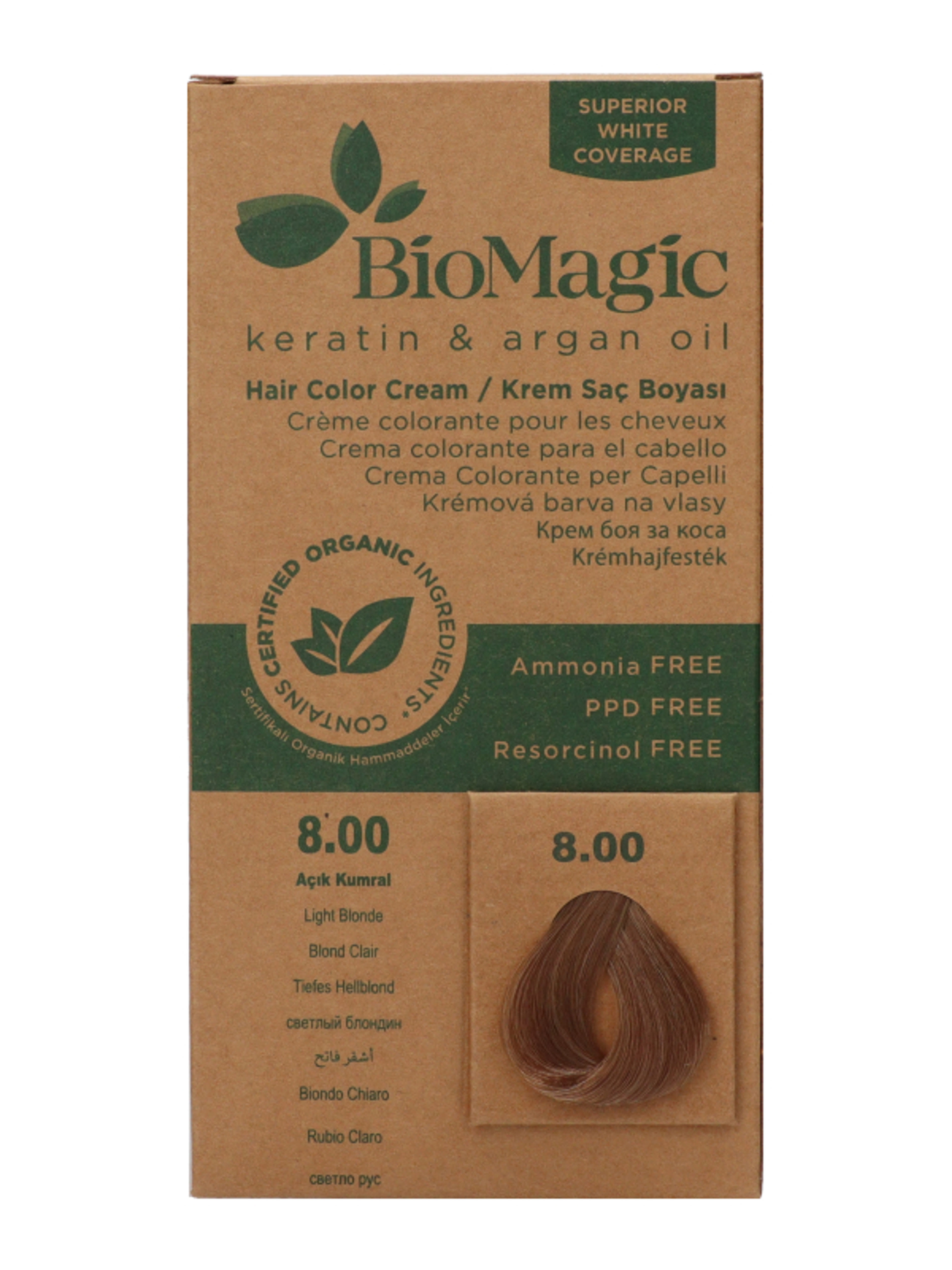 Biomagic hajfesték 8.00 világos szőke - 1 db