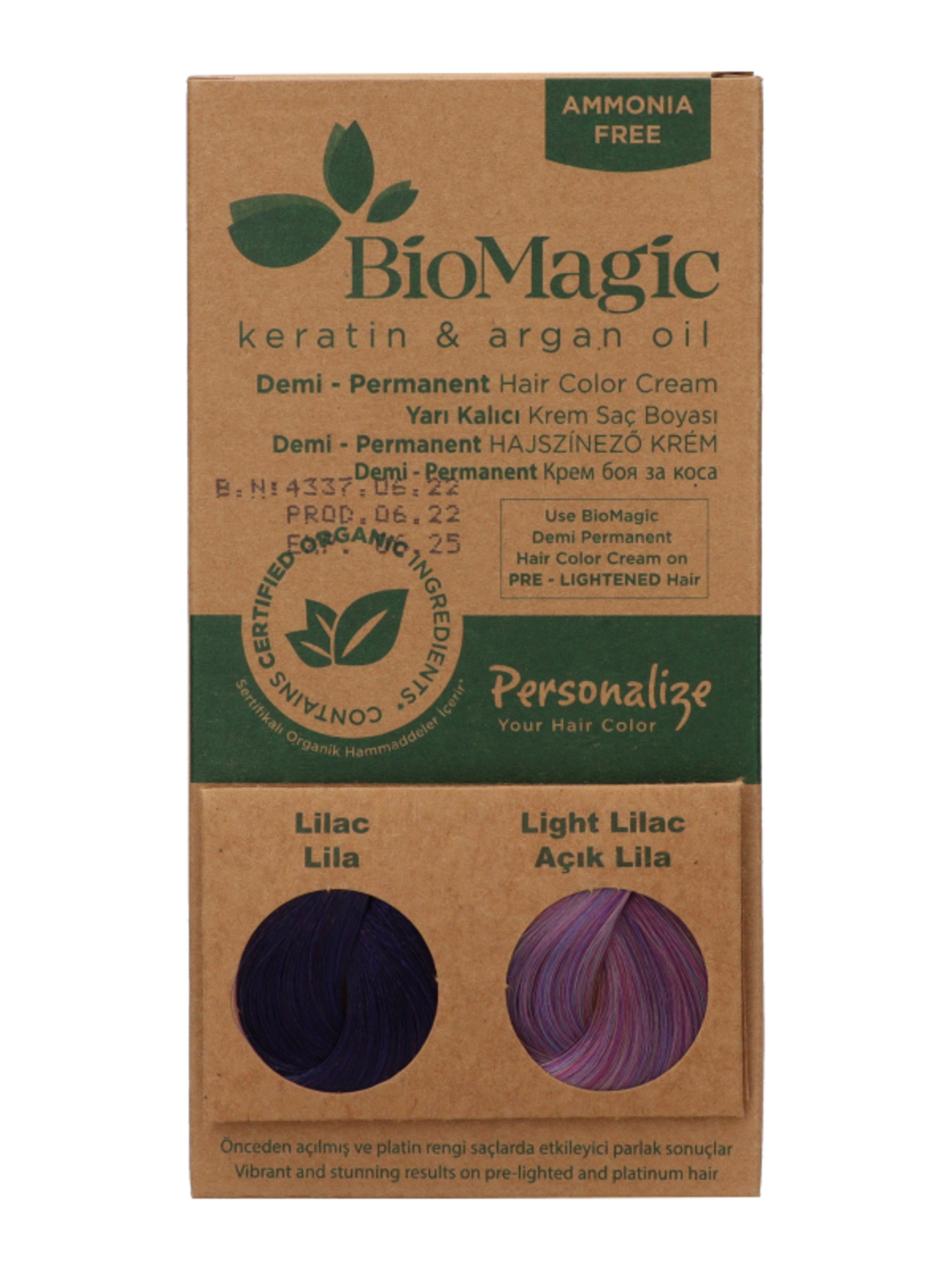 Biomagic hajszínező light lilac - 1 db