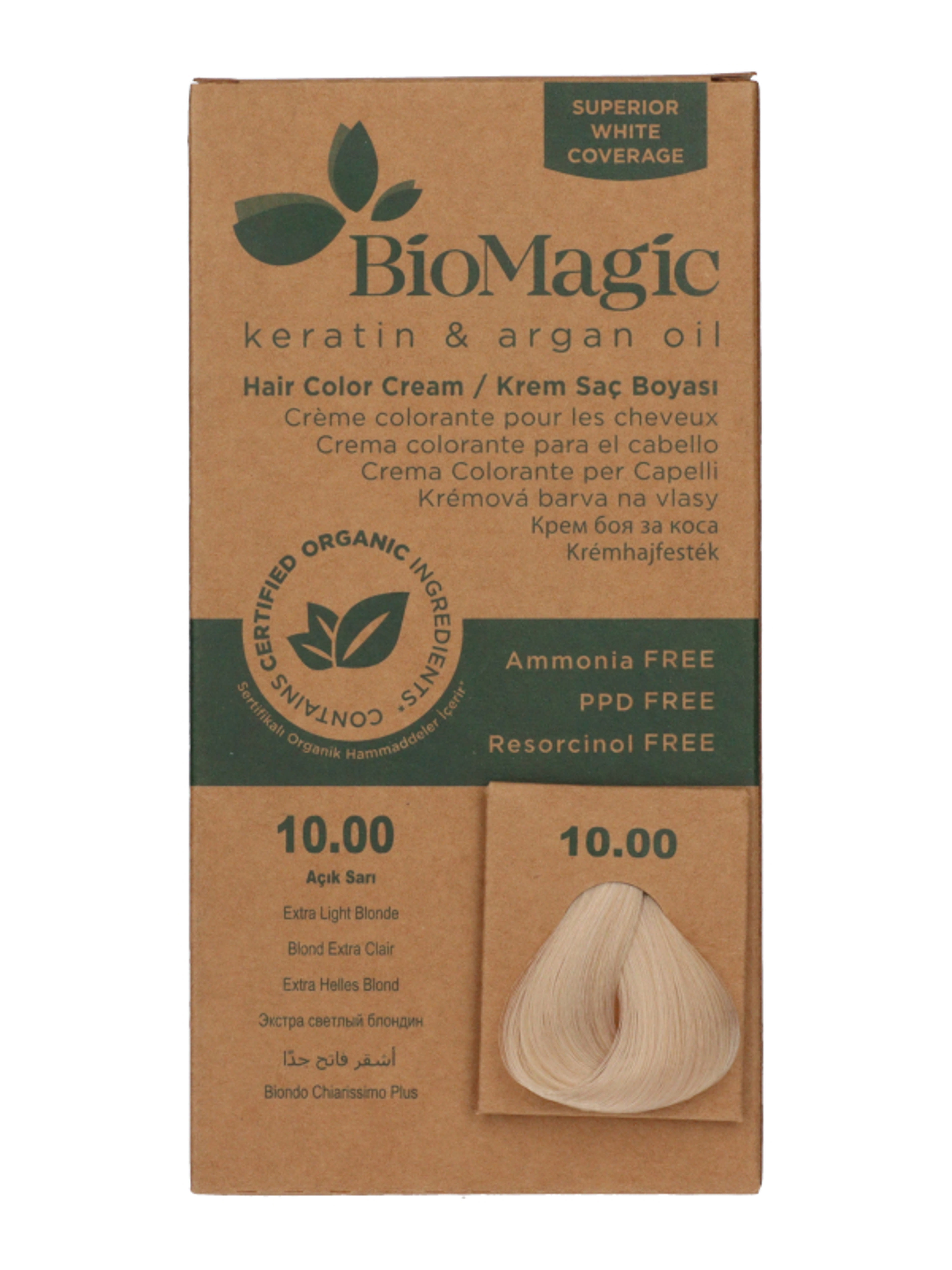 Biomagic krémhajfesték /10.00 extra világos szőke - 1 db