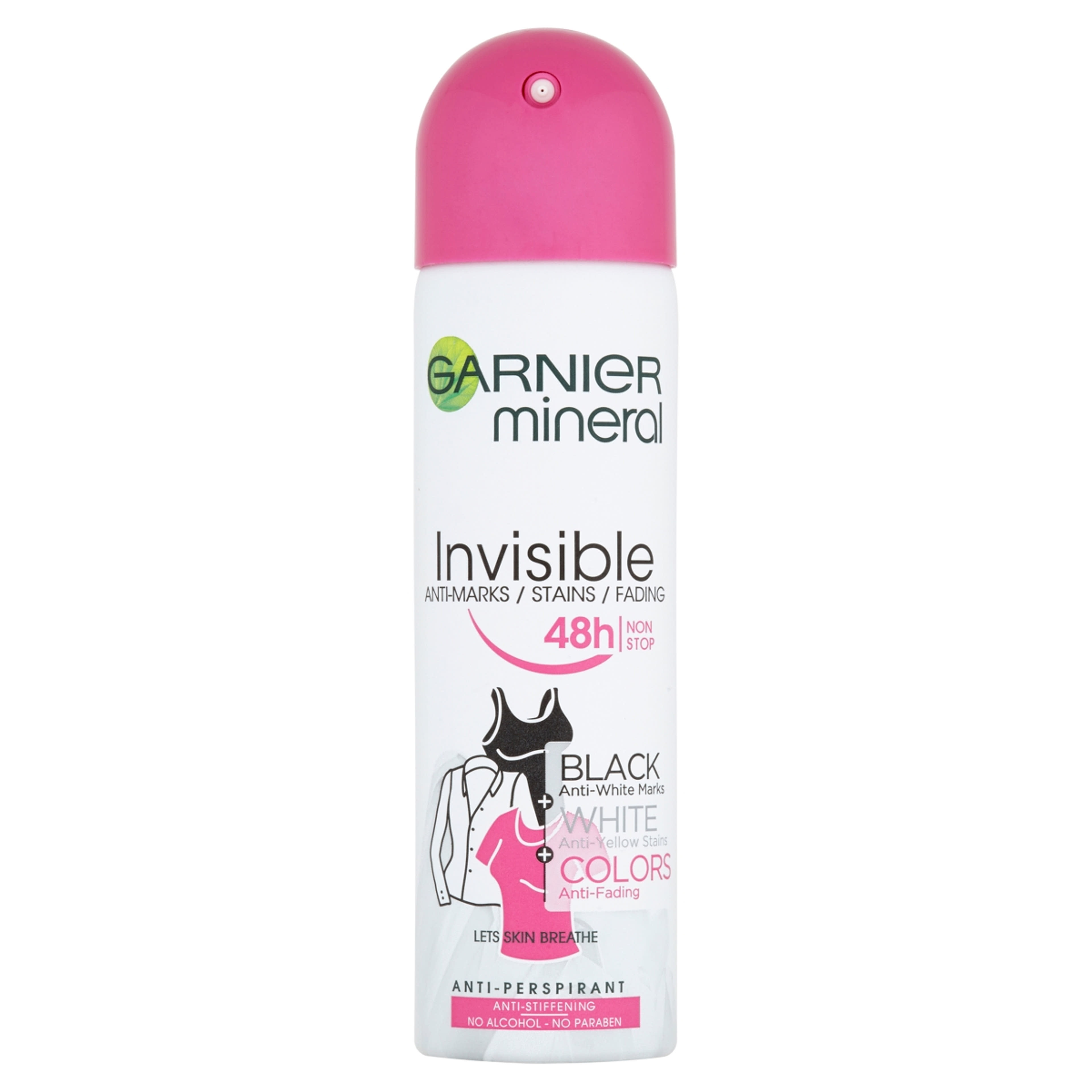 Garnier Mineral Invisible izzadásgátló dezodor spray - 150 ml