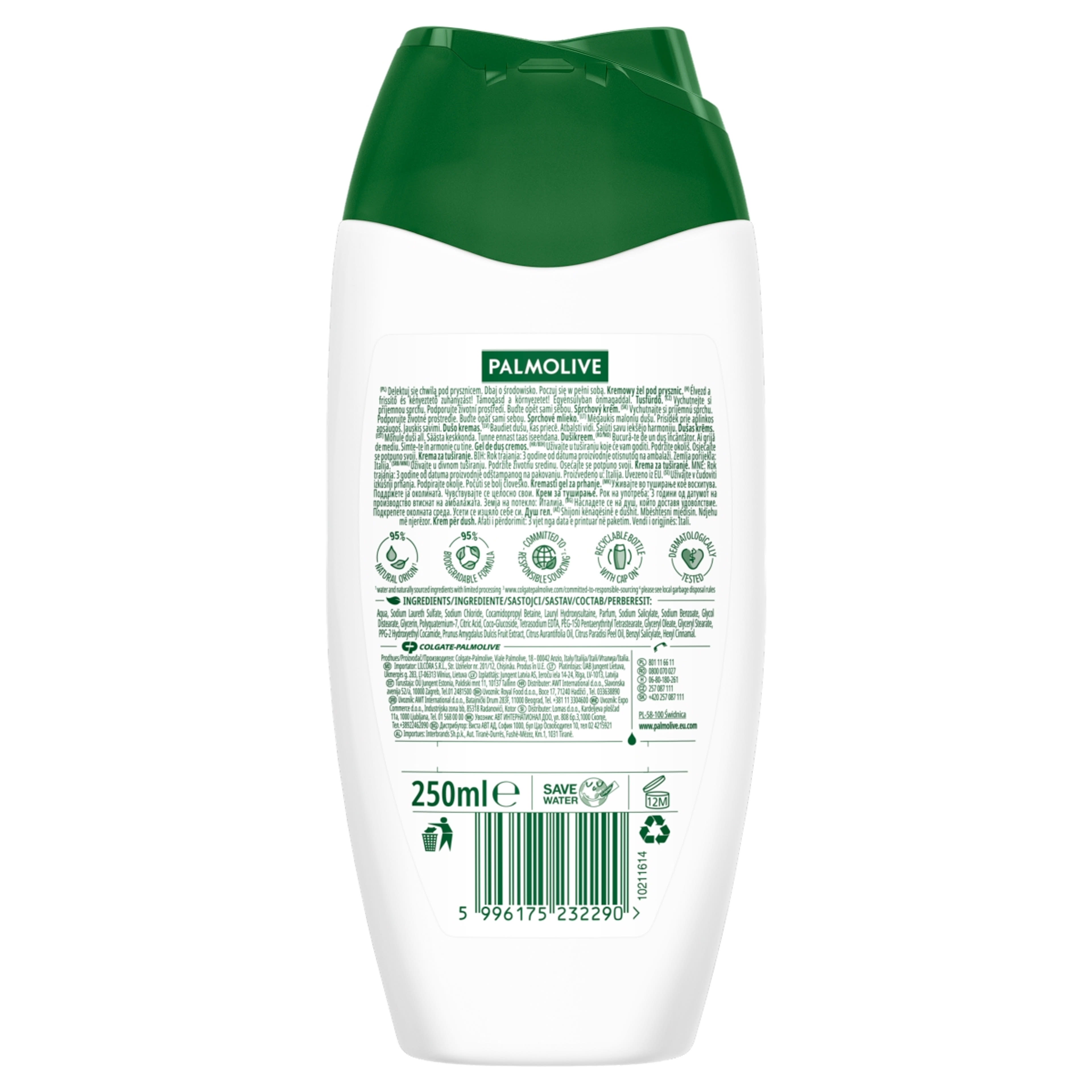 Palmolive Naturals Sensitive Skin Milk Proteins krémes tusfürdő - 250 ml-2