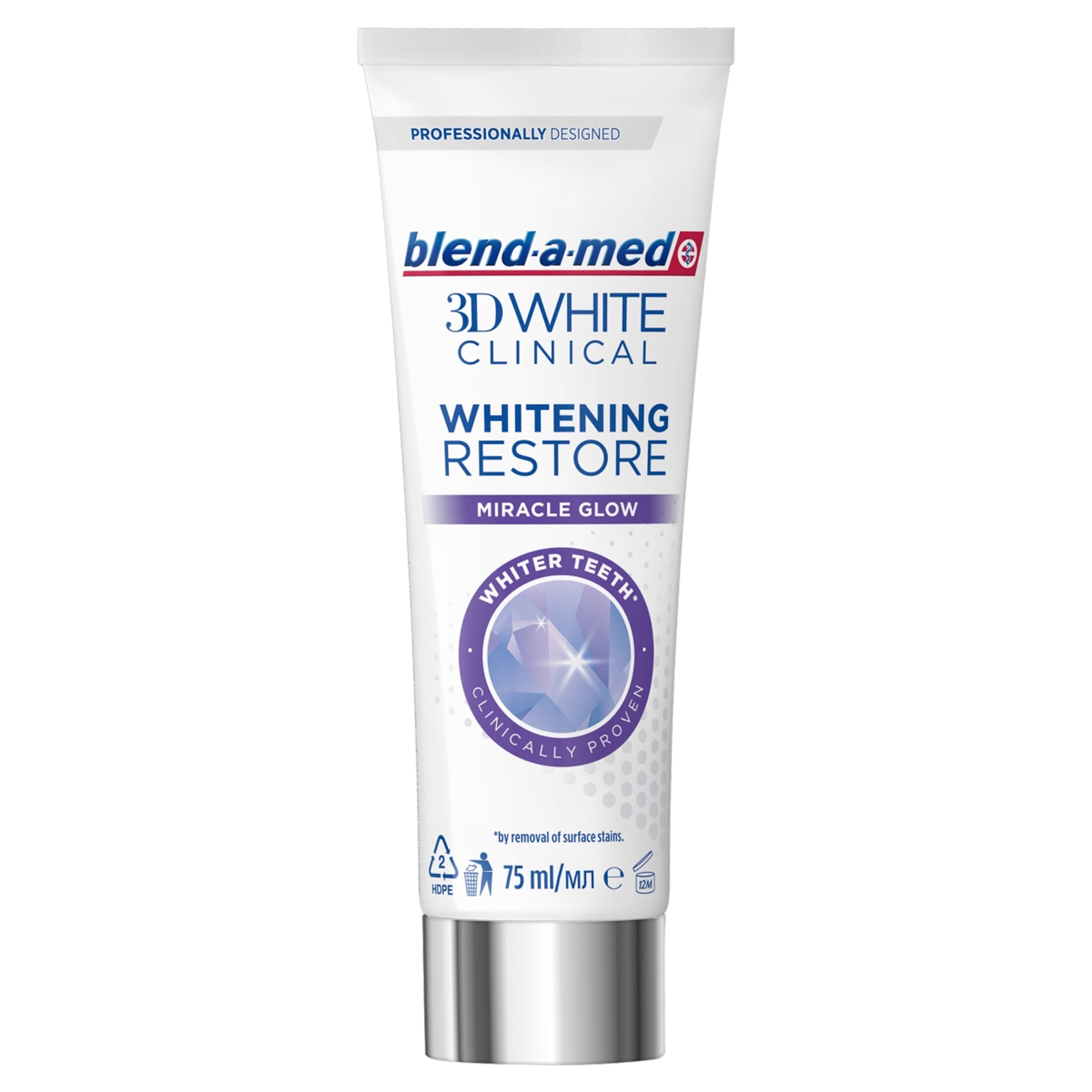 Blend-a-med 3D White Clinical Miracle Glow fogkrém - 75 ml-11