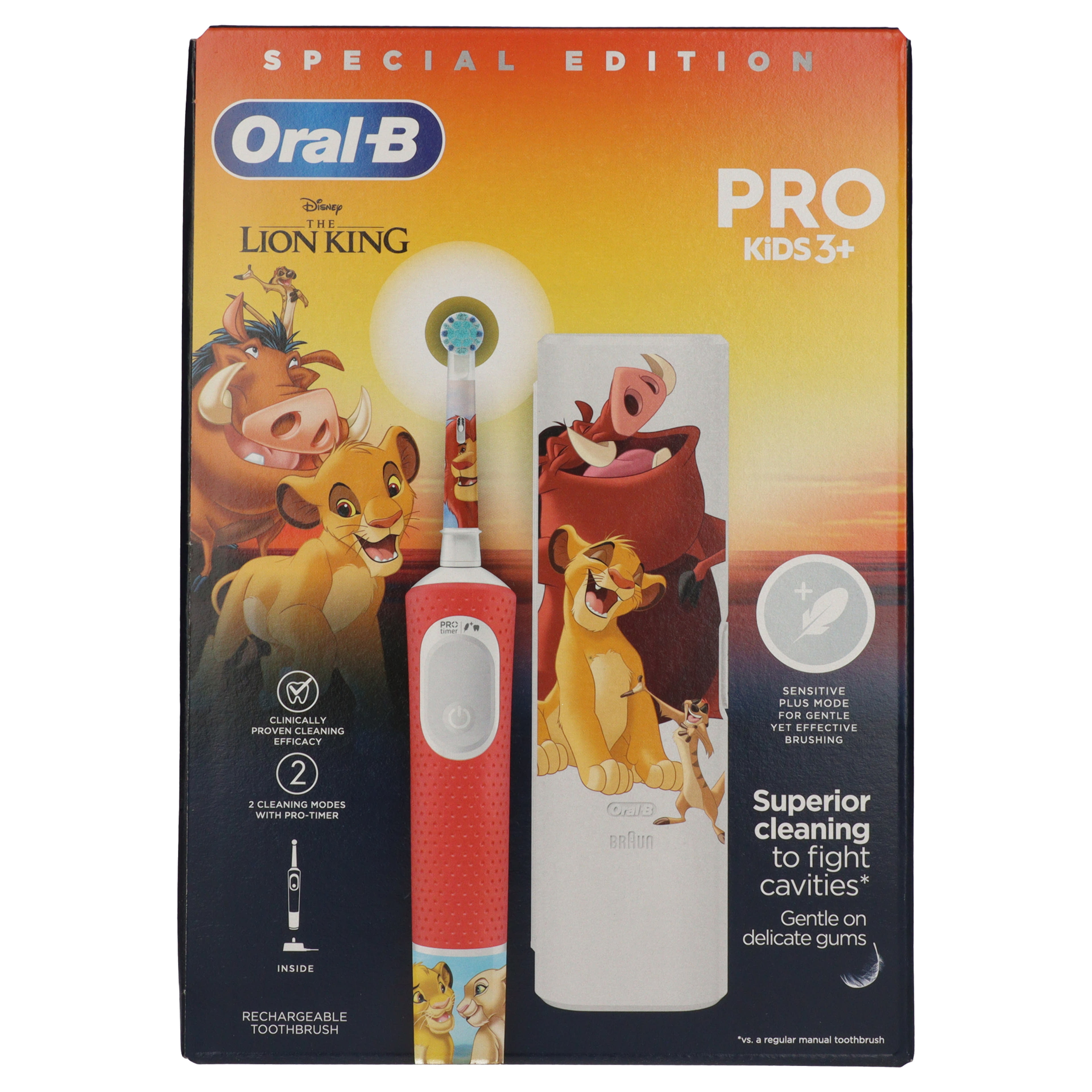 Oral-B Kids Lion King elektromos  fogkefe + utitok - 1 db-12