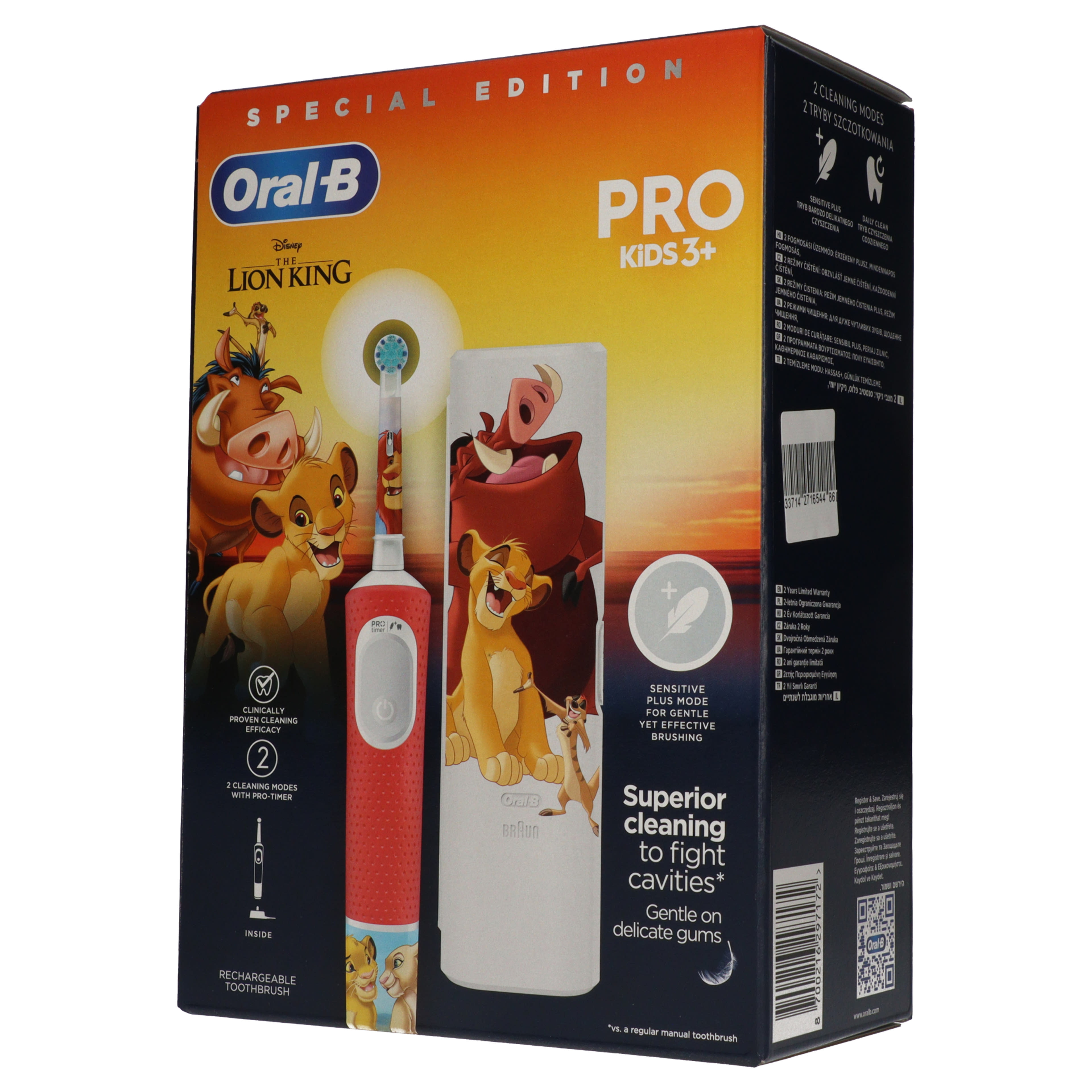 Oral-B Kids Lion King elektromos  fogkefe + utitok - 1 db-13