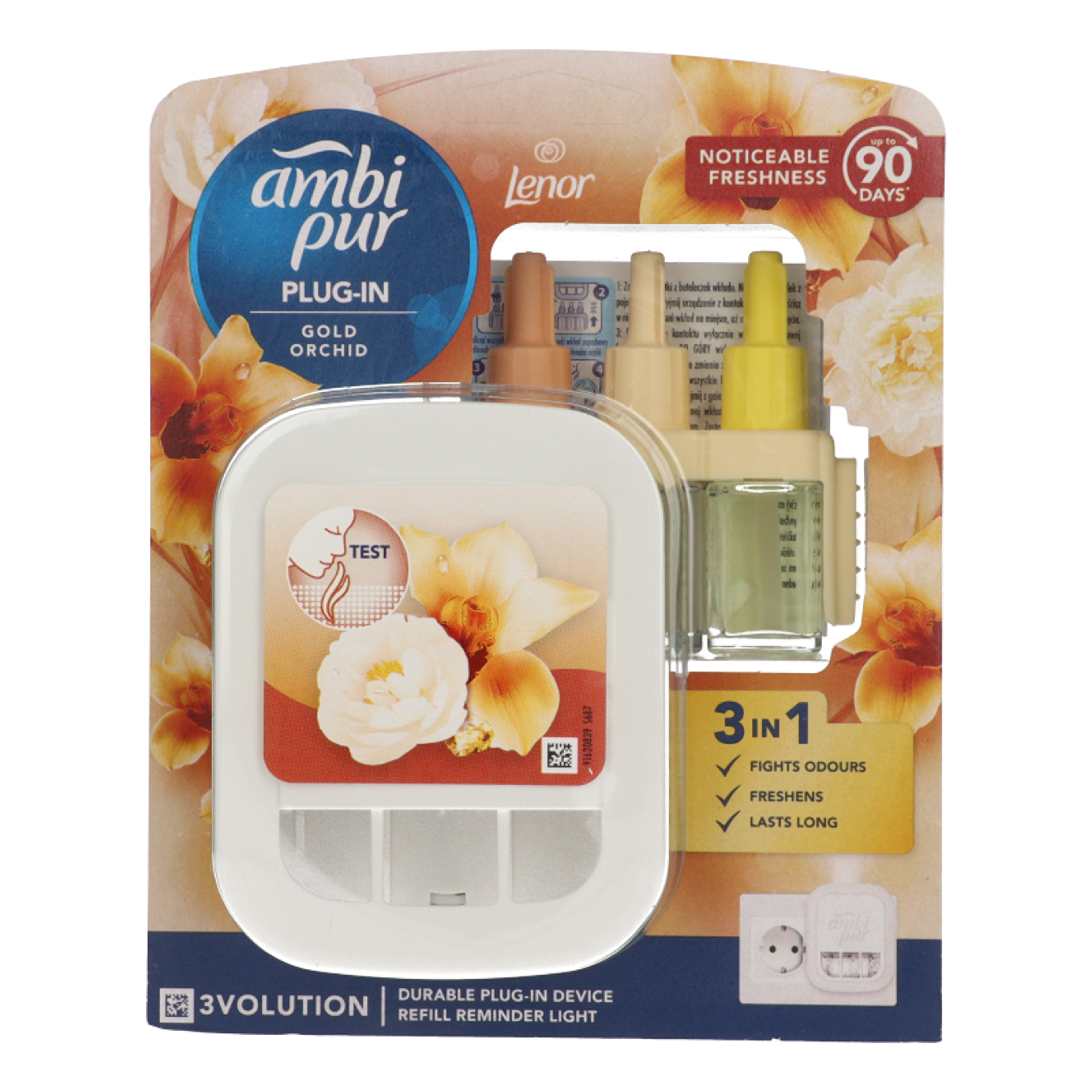 Ambi Pur 3Volution Gold Orchid elektromos légfrissítő utántöltő - 20 ml-1