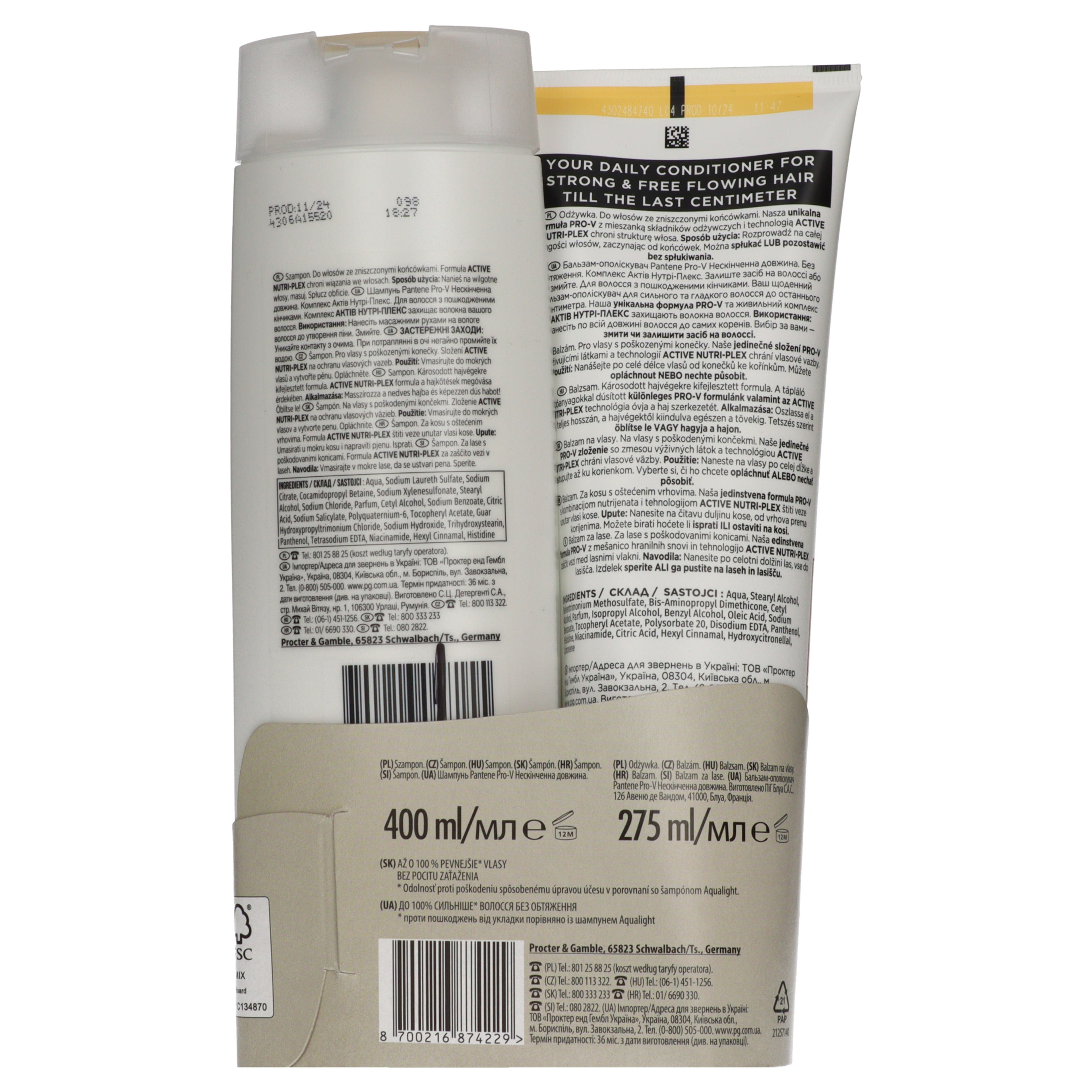 Pantene Infinitely sampon és balzsam duopack - 675 ml-3