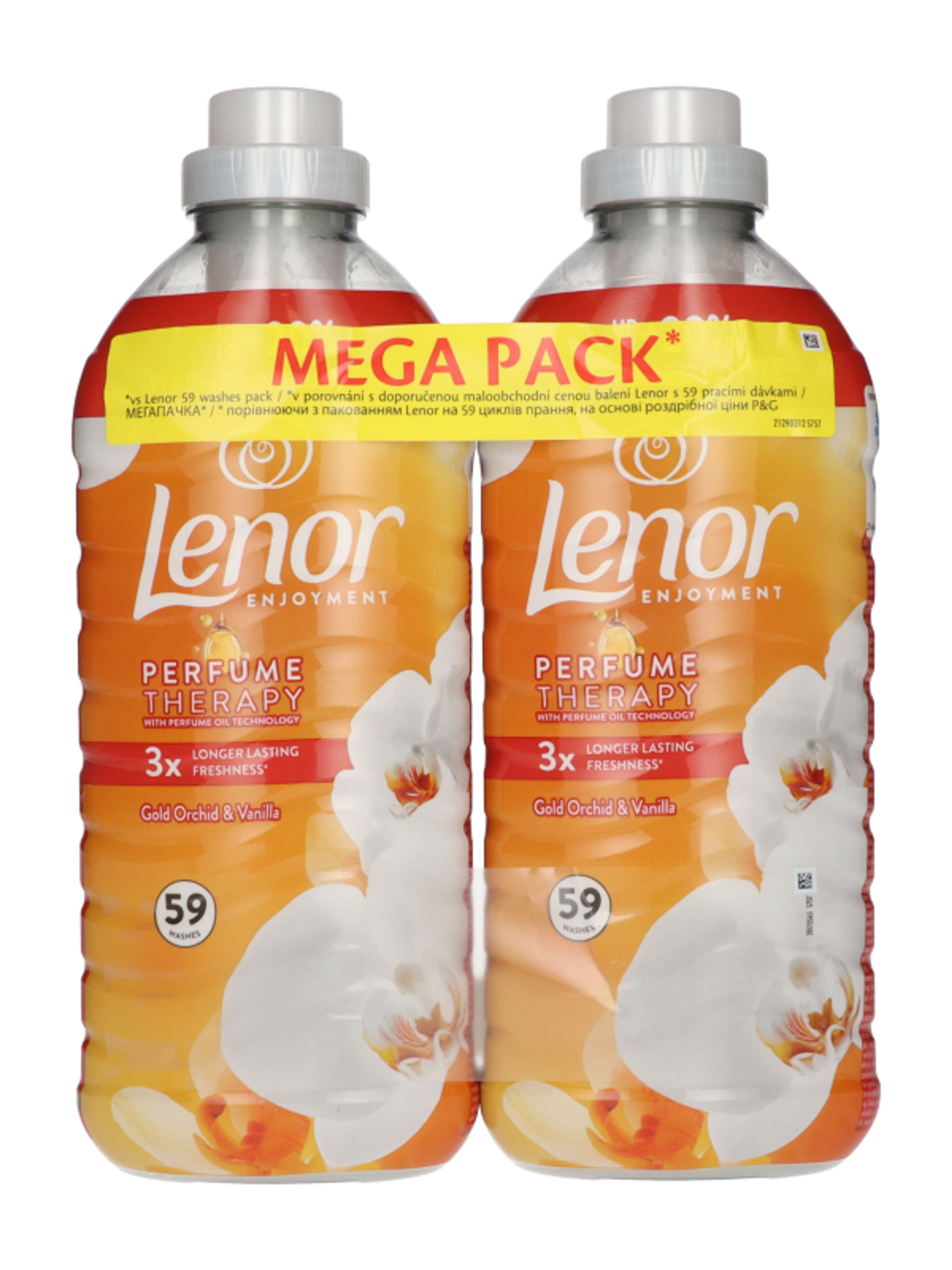 Lenor Gold Orchid öblítő duo 118 mosáshoz - 2478 ml
