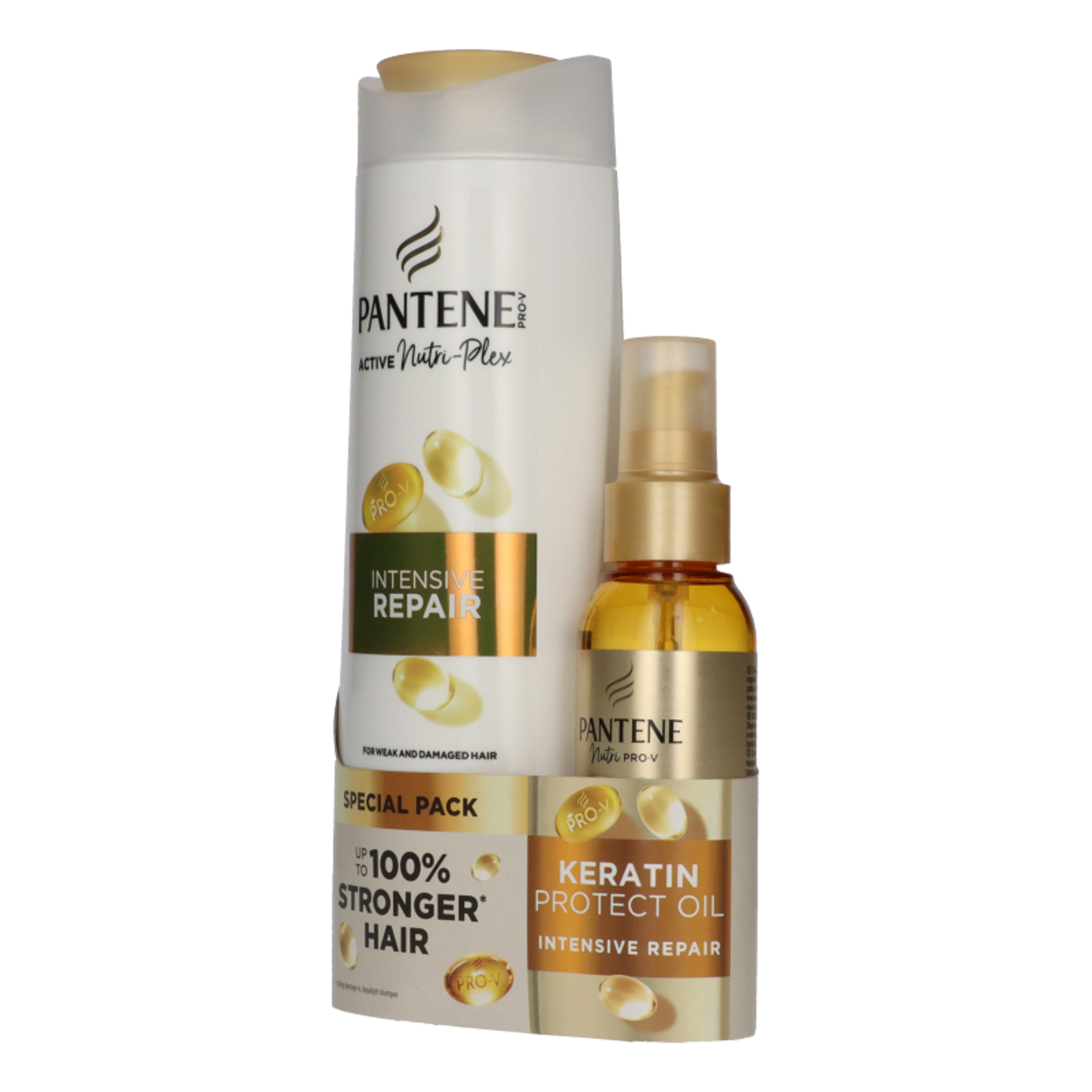 Pantene Intensive Repair sampon 400 ml és Intensive Repair Keratin Protect hajápoló olaj 100 ml - 1 db-2