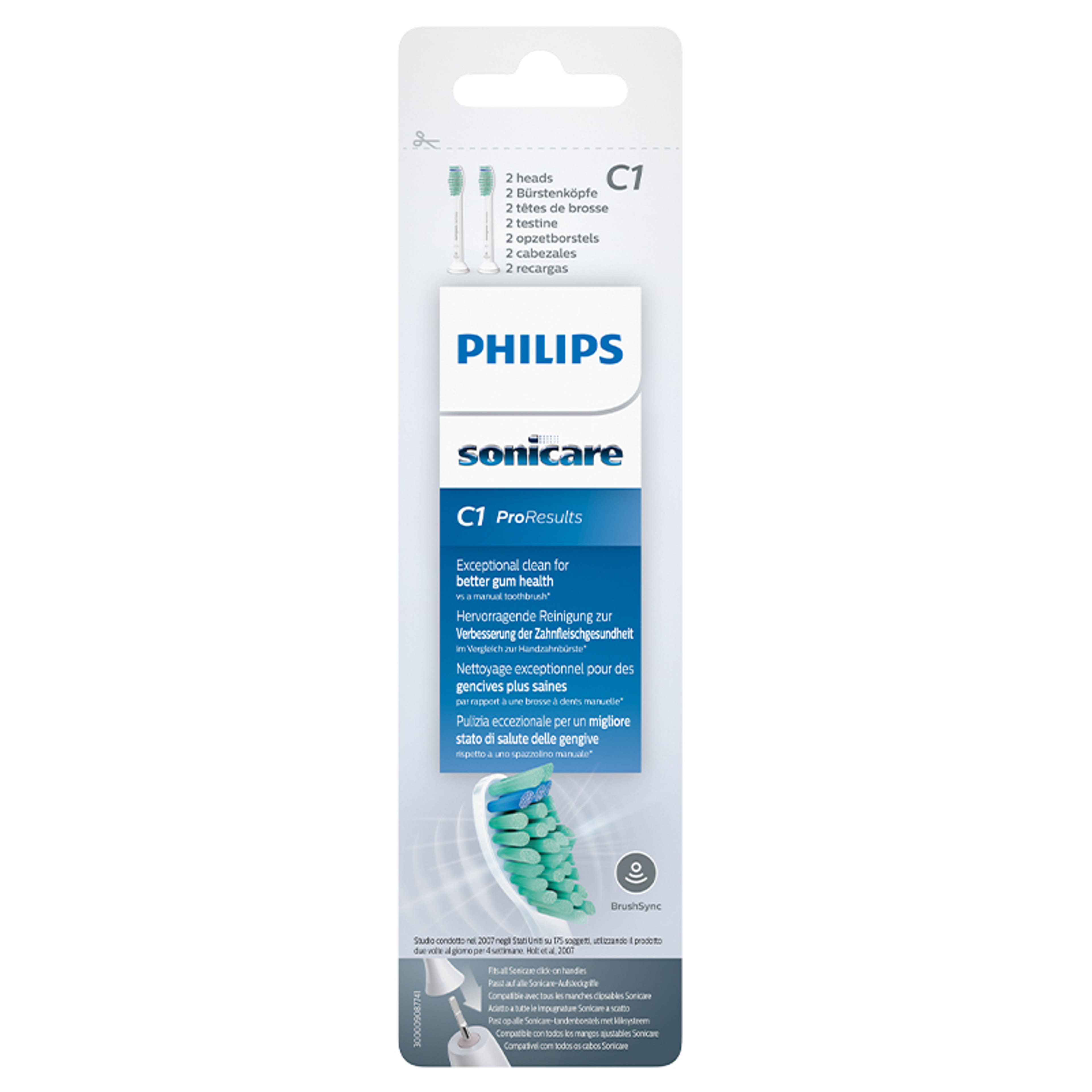 Philips Sonicare ProResults standard fogkefefej - 2 db-1