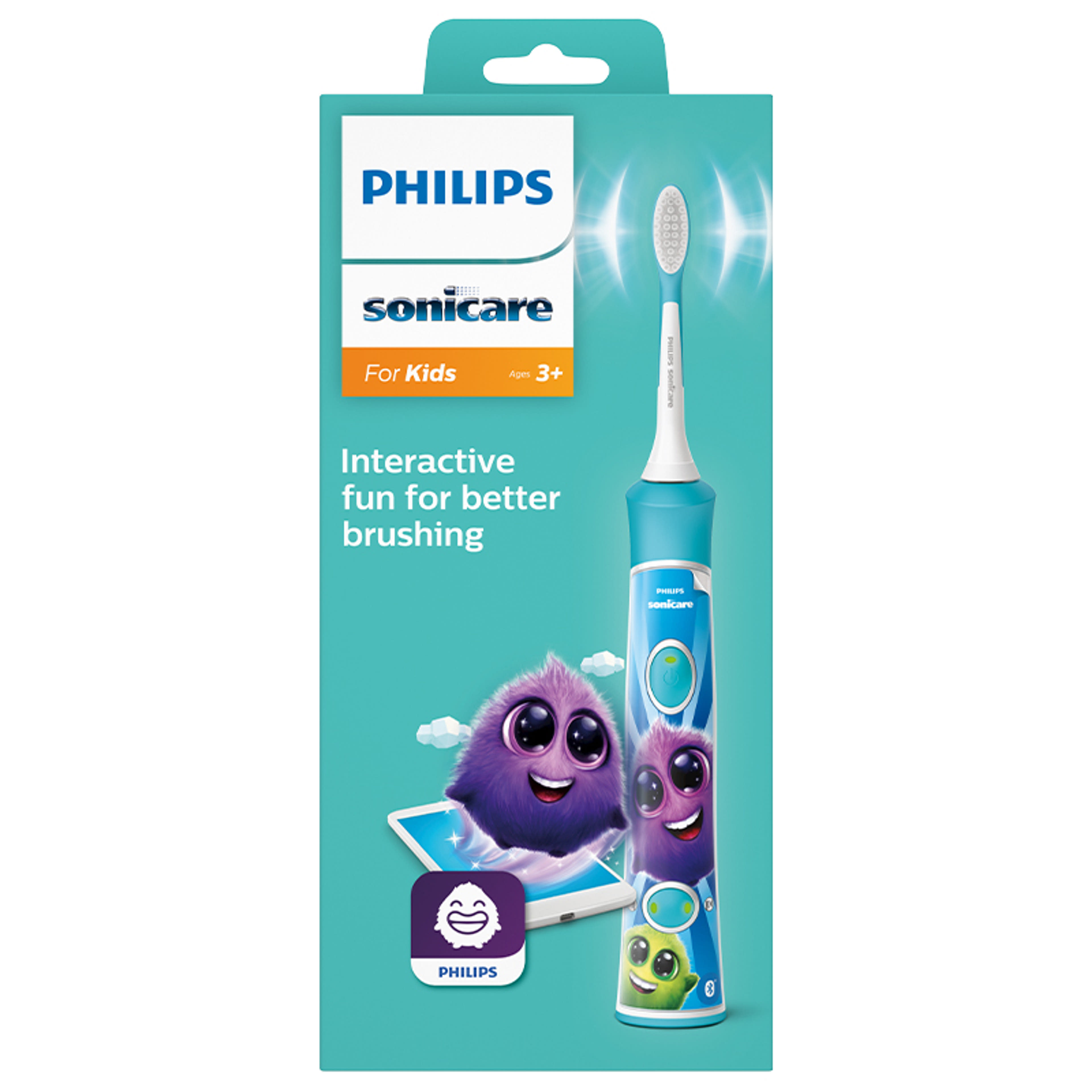 Philips Sonicare For Kids HX6322/04 szónikus elektromos fogkefe - 1db
