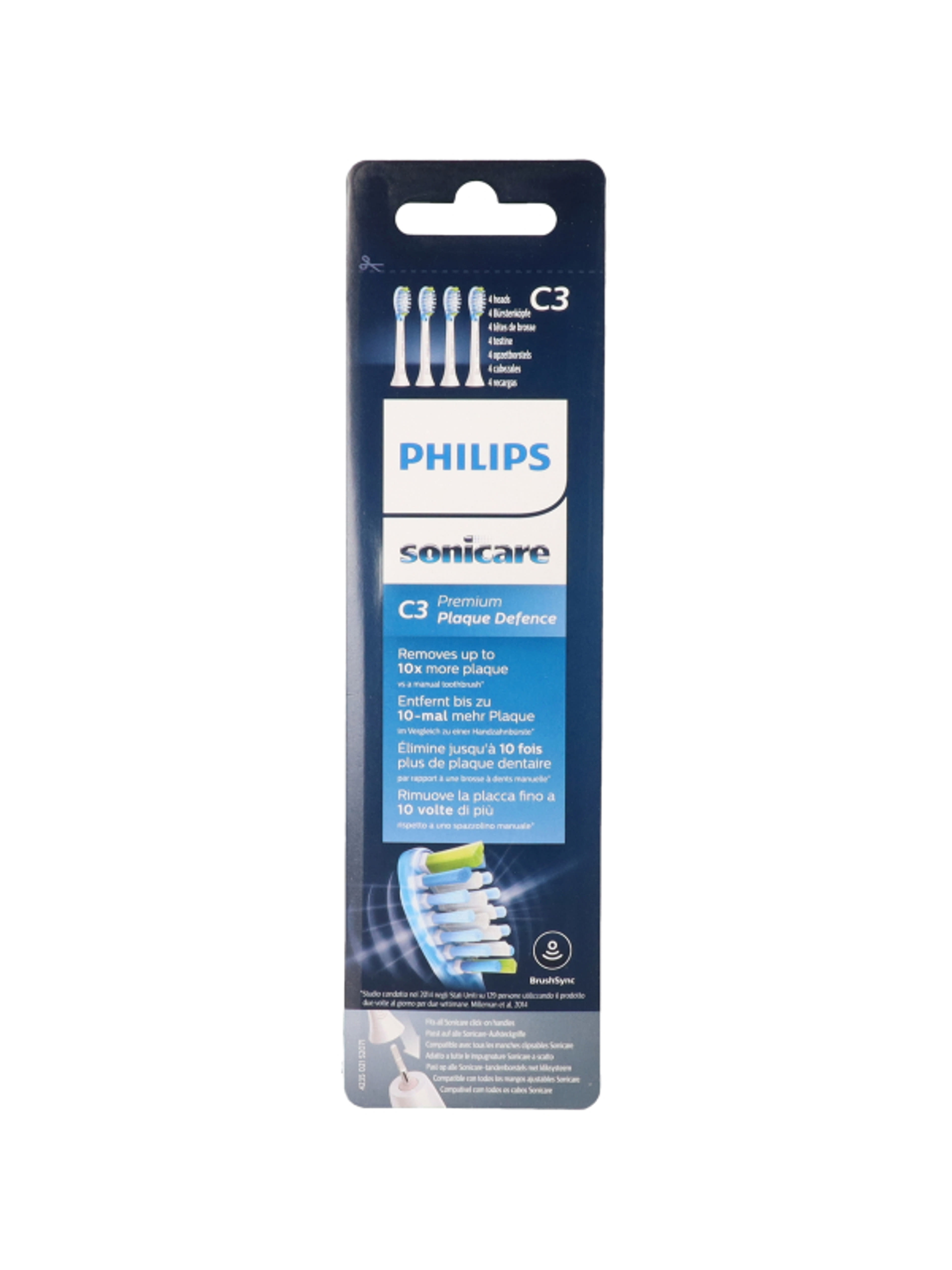 Philips Sonicare Premium Plaque Defense Standard pótfej - 4db