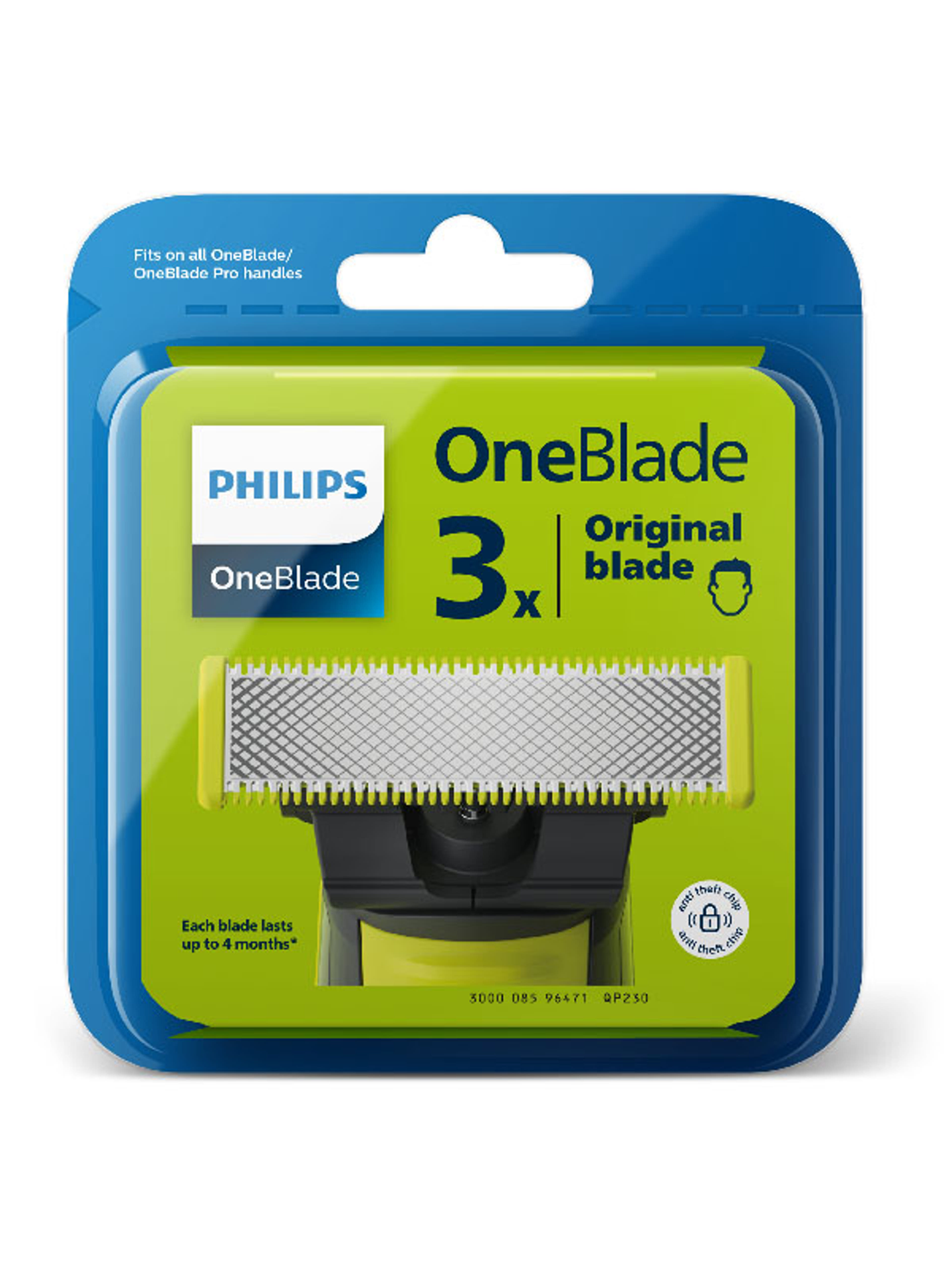 Philips OneBlade QP230/50 cserepenge - 3 db-3